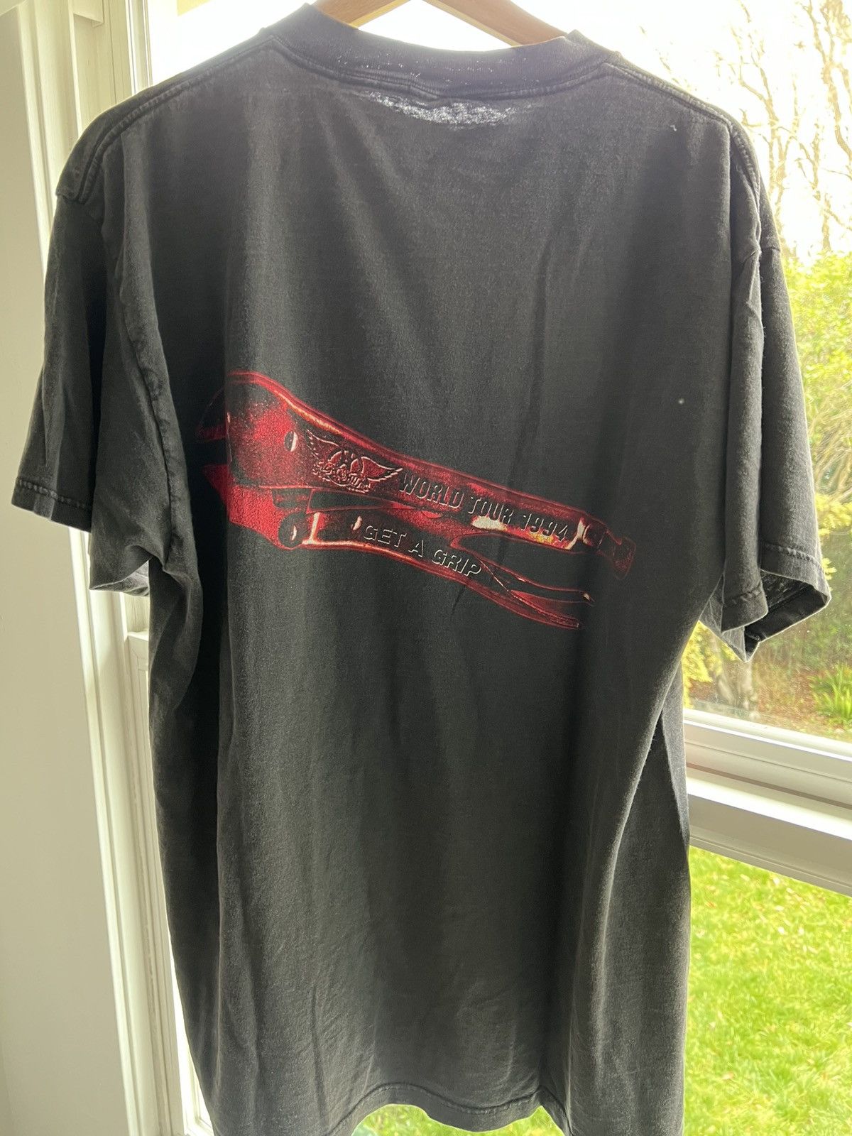 Vintage Vintage Aerosmith Get a Grip Tour T Shirt Size US XL / EU 56 / 4 - 2 Thumbnail