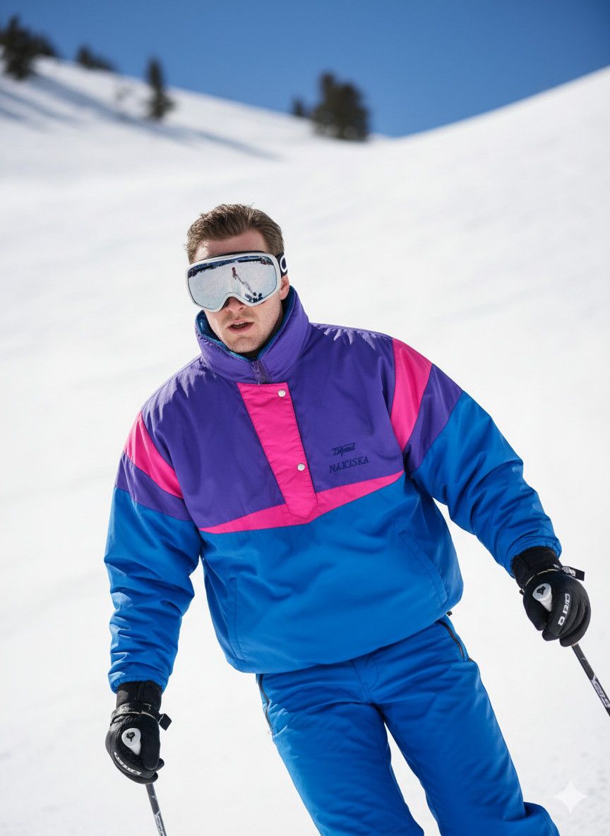 Other Vintage x 90s Ditrani Nakiska Hi-collar Ski Jacket Size XS / US 0-2 / IT 36-38 - 2 Thumbnail