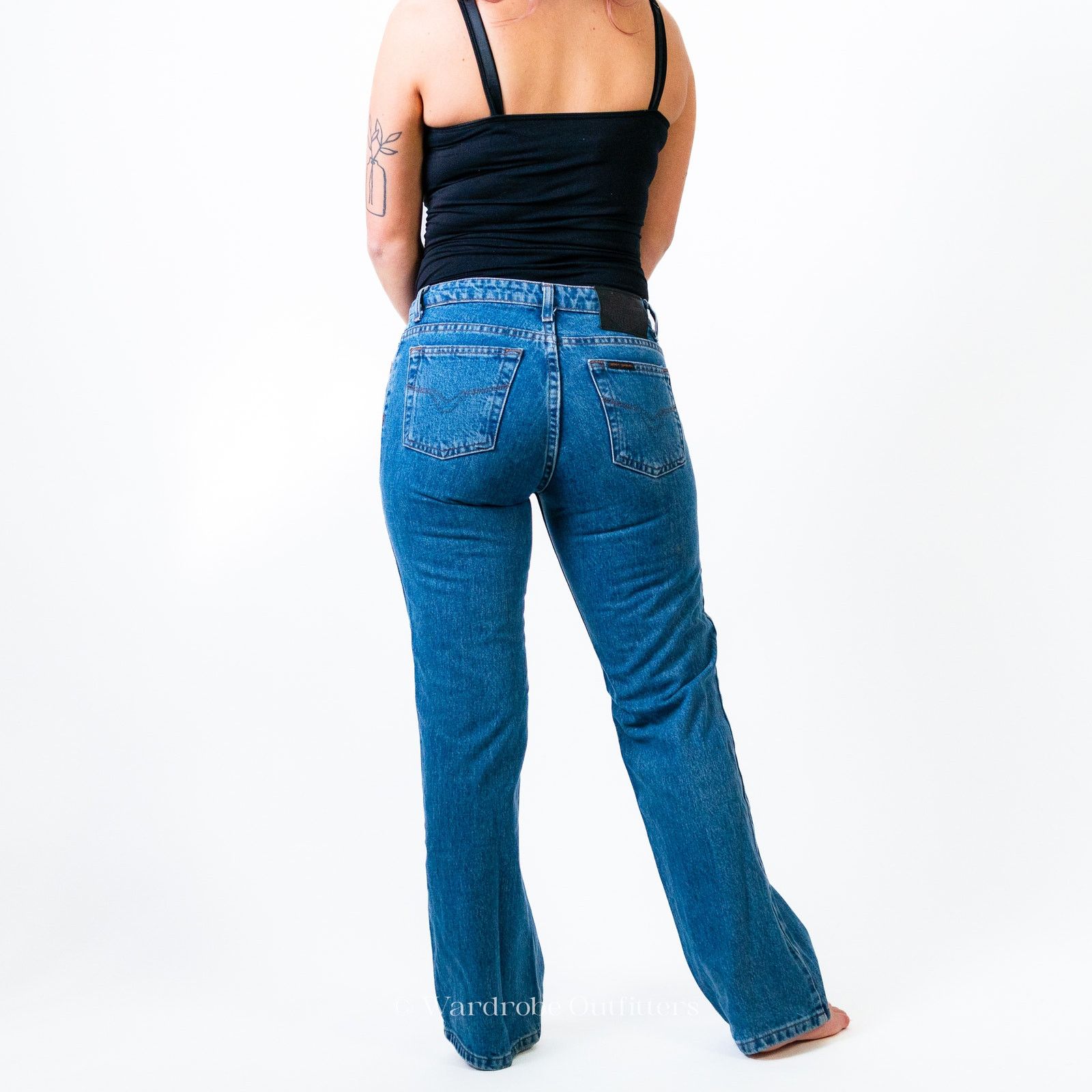 Harley Davidson Vintage Harley-Davidson Mid Rise Denim Riding Jeans Size 27" / US 4 / IT 40 - 4 Thumbnail