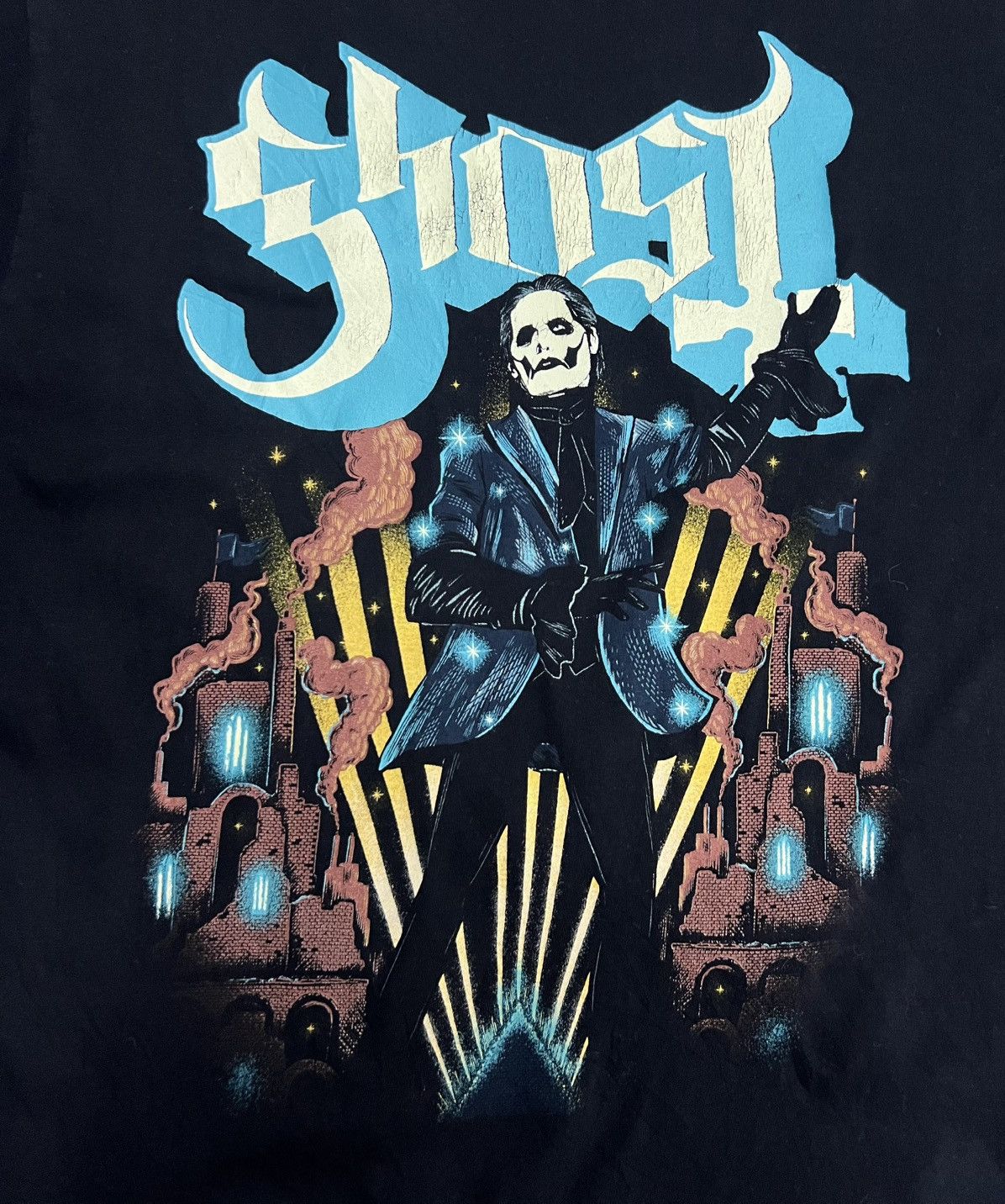 Band Tees Rare 2016 T-Shirt Ghost Christ Demon Japan Style Tee Size US L / EU 52-54 / 3 - 3 Thumbnail