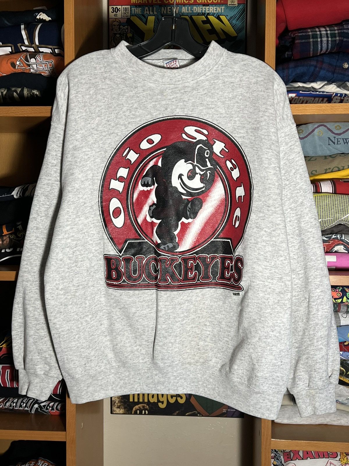 Soffe Vintage Ohio State Buckeyes Brutus University Sweater Size US L / EU 52-54 / 3 - 1 Thumbnail