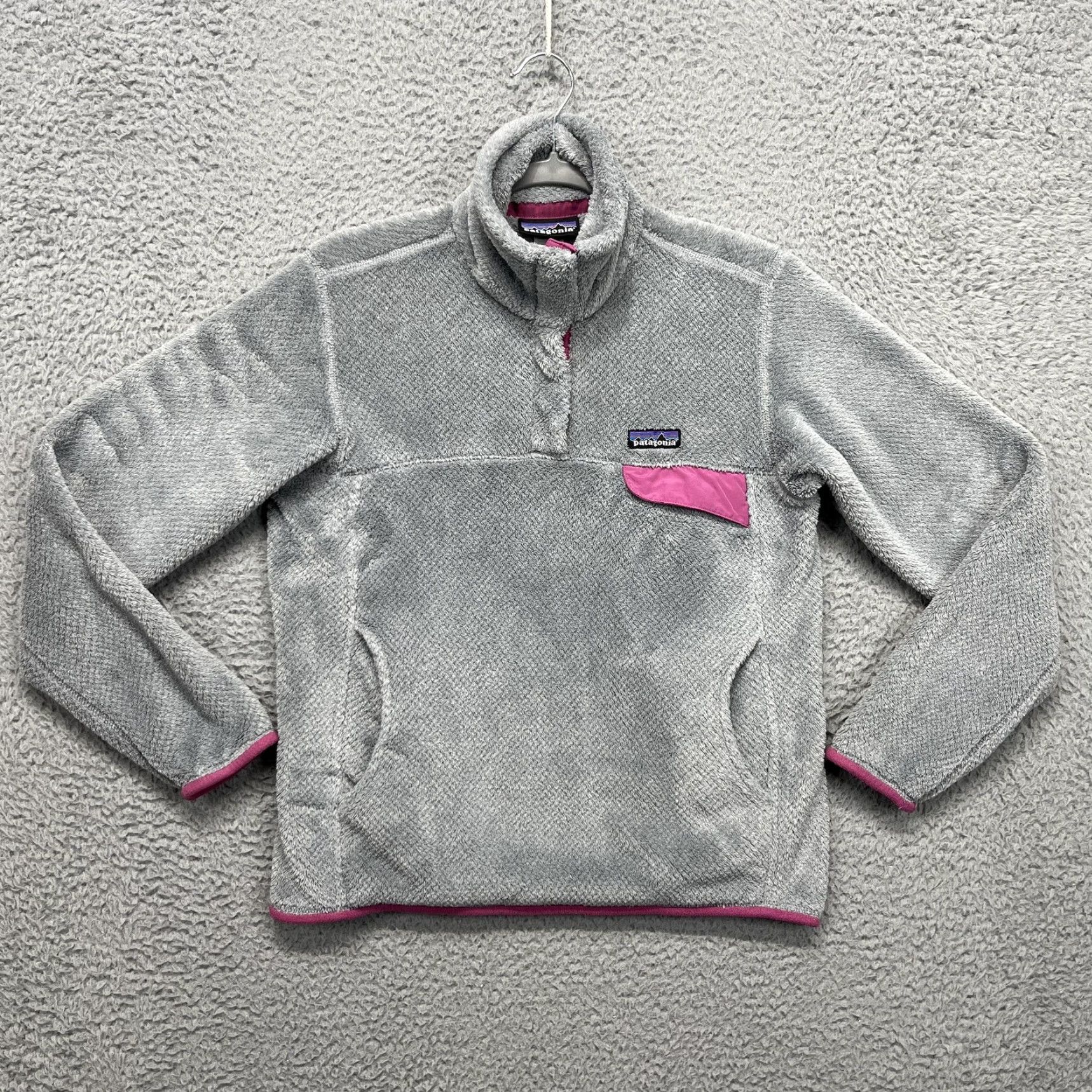 Patagonia **Womens Patagonia Re-Tool Snap-T Pullover Jacket Small Gray Fleece** User: **Patagonia Re-Tool Snap-T Pullover Jacket Small Gray Fleece Womens** Size S / US 4 / IT 40 - 2 Thumbnail