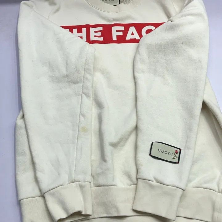 Gucci Gucci Gucci Casual Crewneck Sweatshirt in Off-White -2506 Size US XS / EU 42 / 0 - 3 Thumbnail