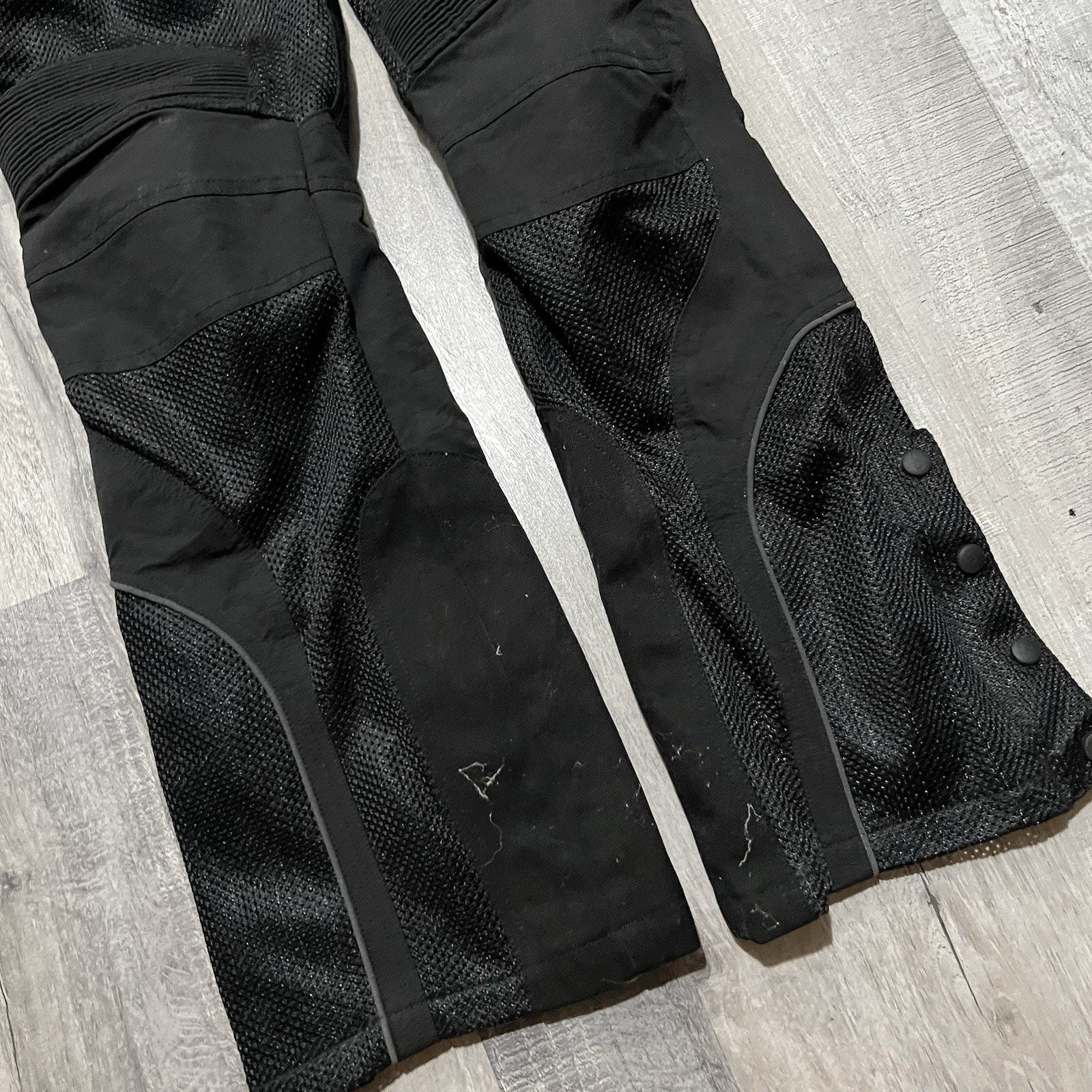 Joe Rocket Joe Rocket Motorcycle Pants Mesh Armor Padded Black Women's Size 30" / US 8 / IT 44 - 3 Thumbnail