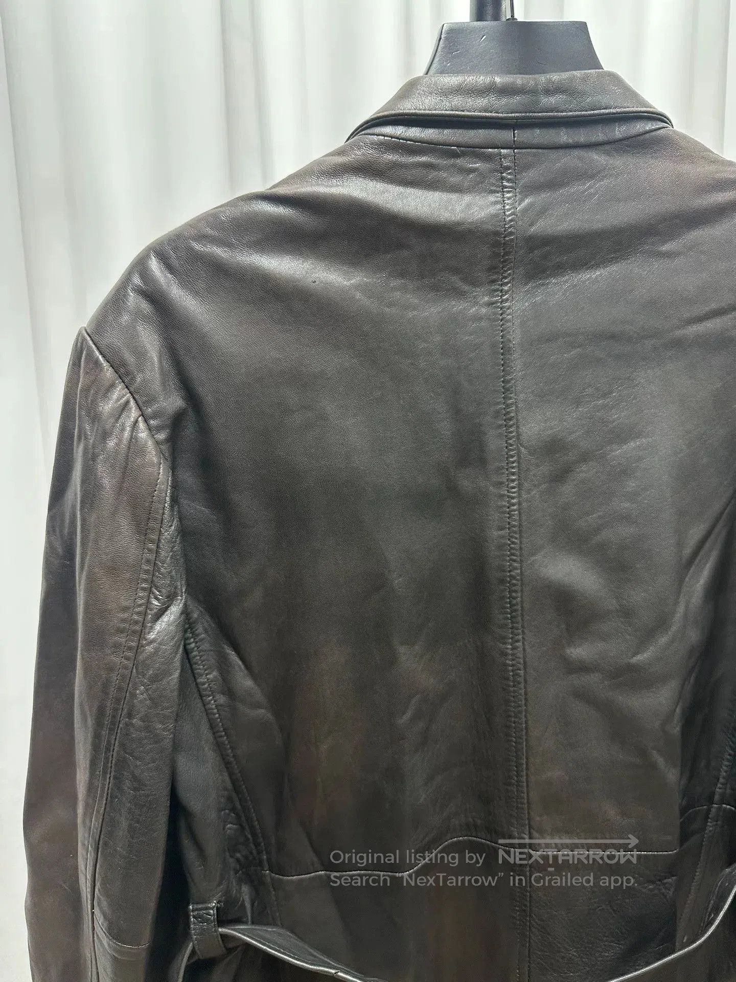 Yohji Yamamoto Yohji Yamamoto Leather Coat for Women. Size US M / EU 48-50 / 2 - 6 Thumbnail
