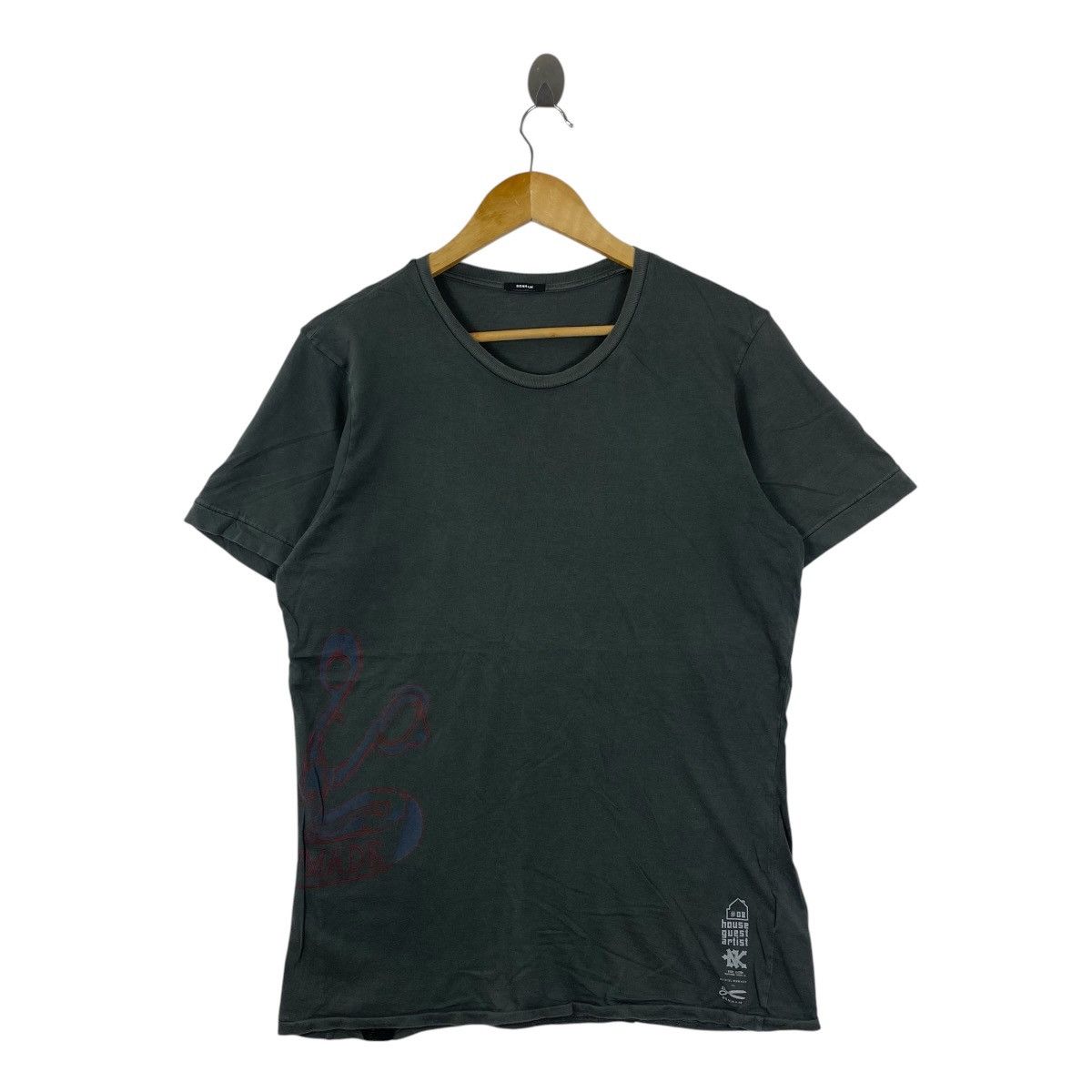 DENHAM Denham House Guest Artist Graphic Tee Black Large Size US L / EU 52-54 / 3 - 1 Thumbnail