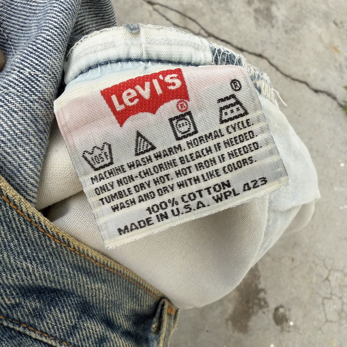 Levi's Vintage Clothing VINTAGE LEVI'S 501 USA 99' FOR WOMEN RUSTY DENIM JEAN PANTS Size US 31 - 16 Thumbnail