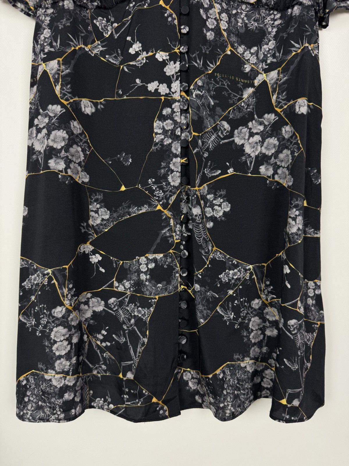 Allsaints AllSaints Demi Buruberu Floral Mid Dress Size S / US 4 / IT 40 - 7 Thumbnail