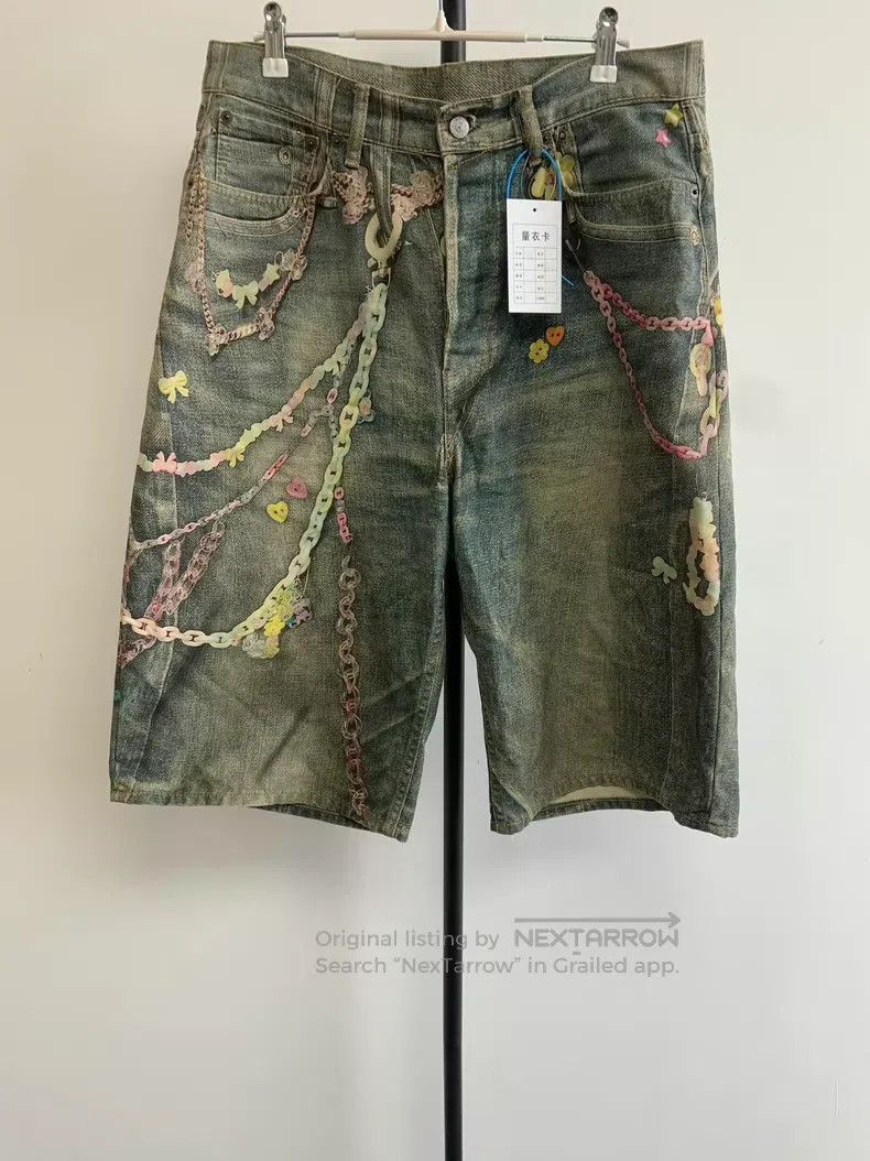 Acne Studios Acne Studios Loose Vintage Printed Wide Leg Seven Eighth D Size US 32 / EU 48 - 1 Thumbnail