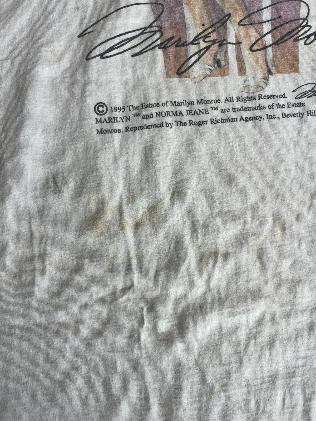 Arts & Science Vintage Marilyn Monroe 1995’s The Estate Artwork Tshirt Size US XL / EU 56 / 4 - 7 Thumbnail