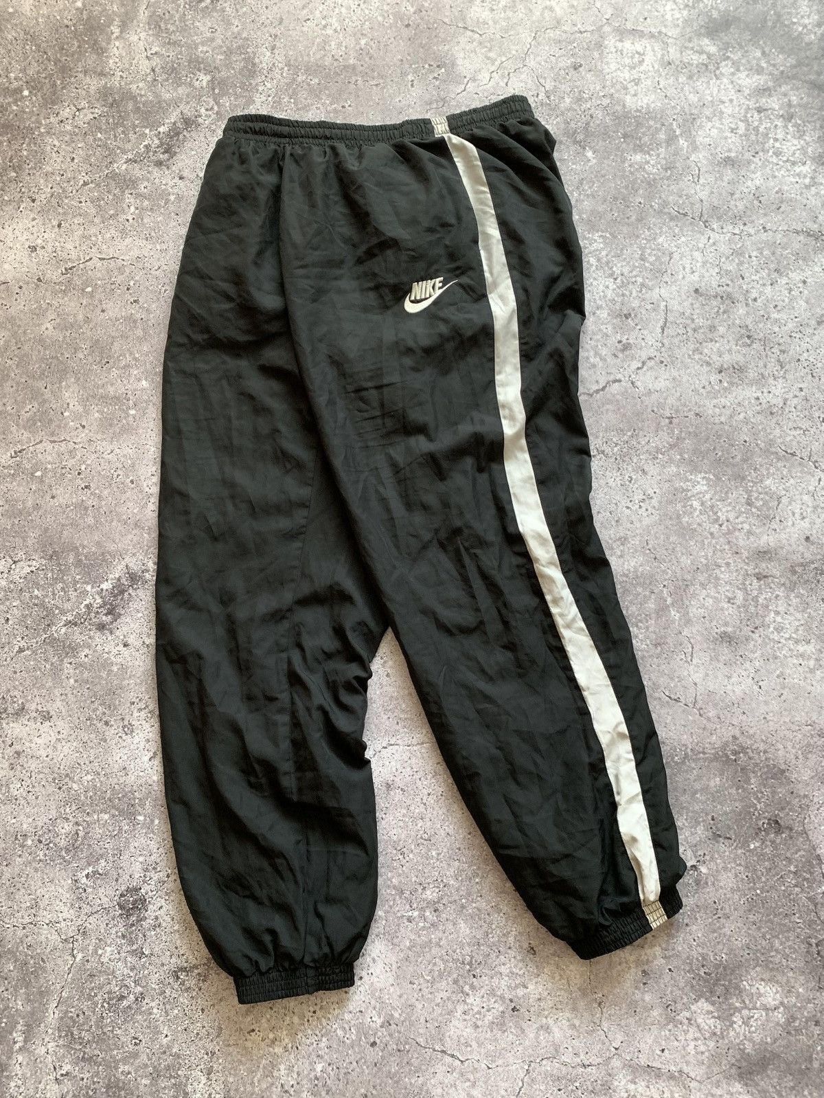 Nike 🔥VINTAGE NIKE DRILL JOGGER SWEATPANTS Size US 36 / EU 52 - 2 Thumbnail