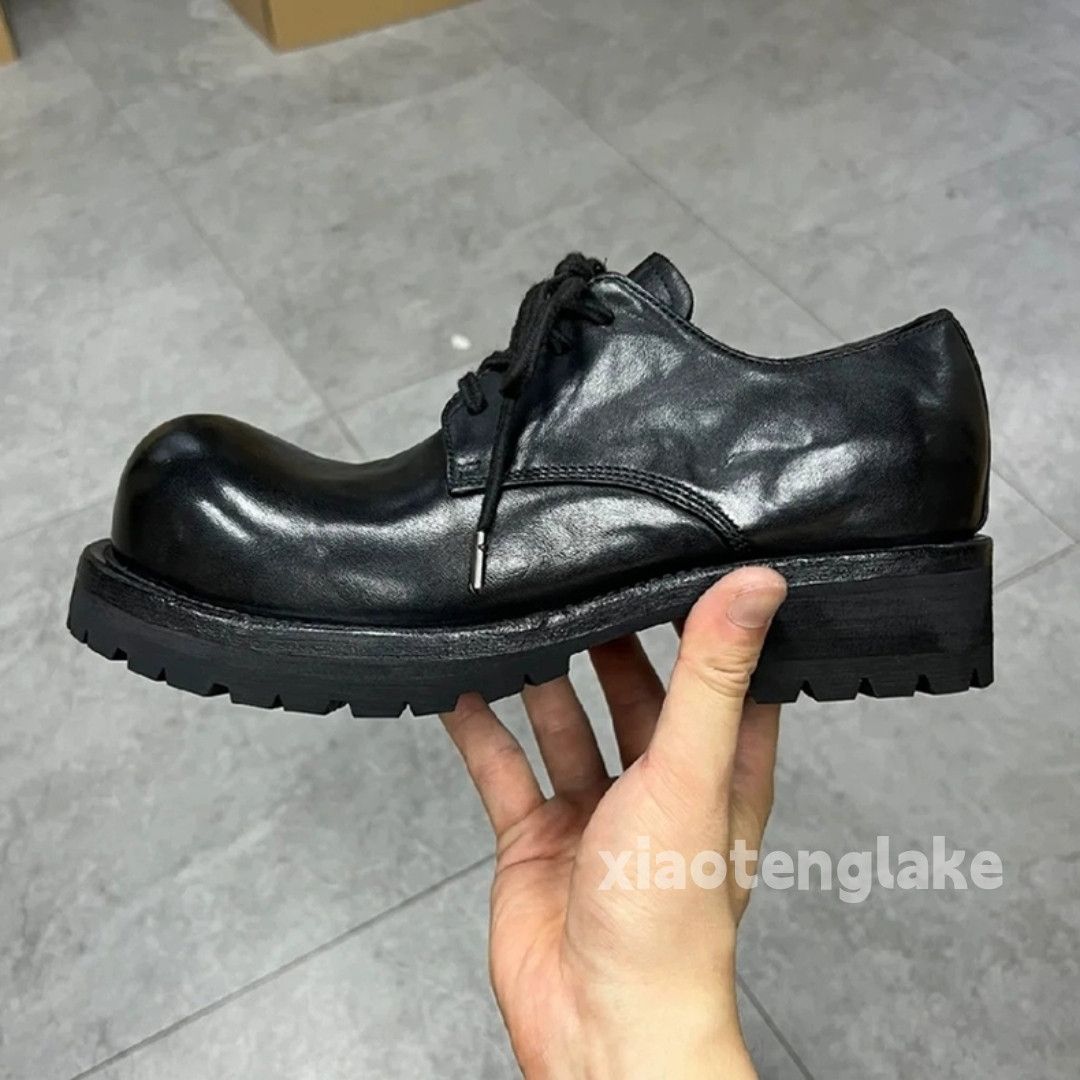 Vintage Utility punk yuppie grunge cleanfit derby leather shoes Size US 12 / EU 45 - 8 Thumbnail