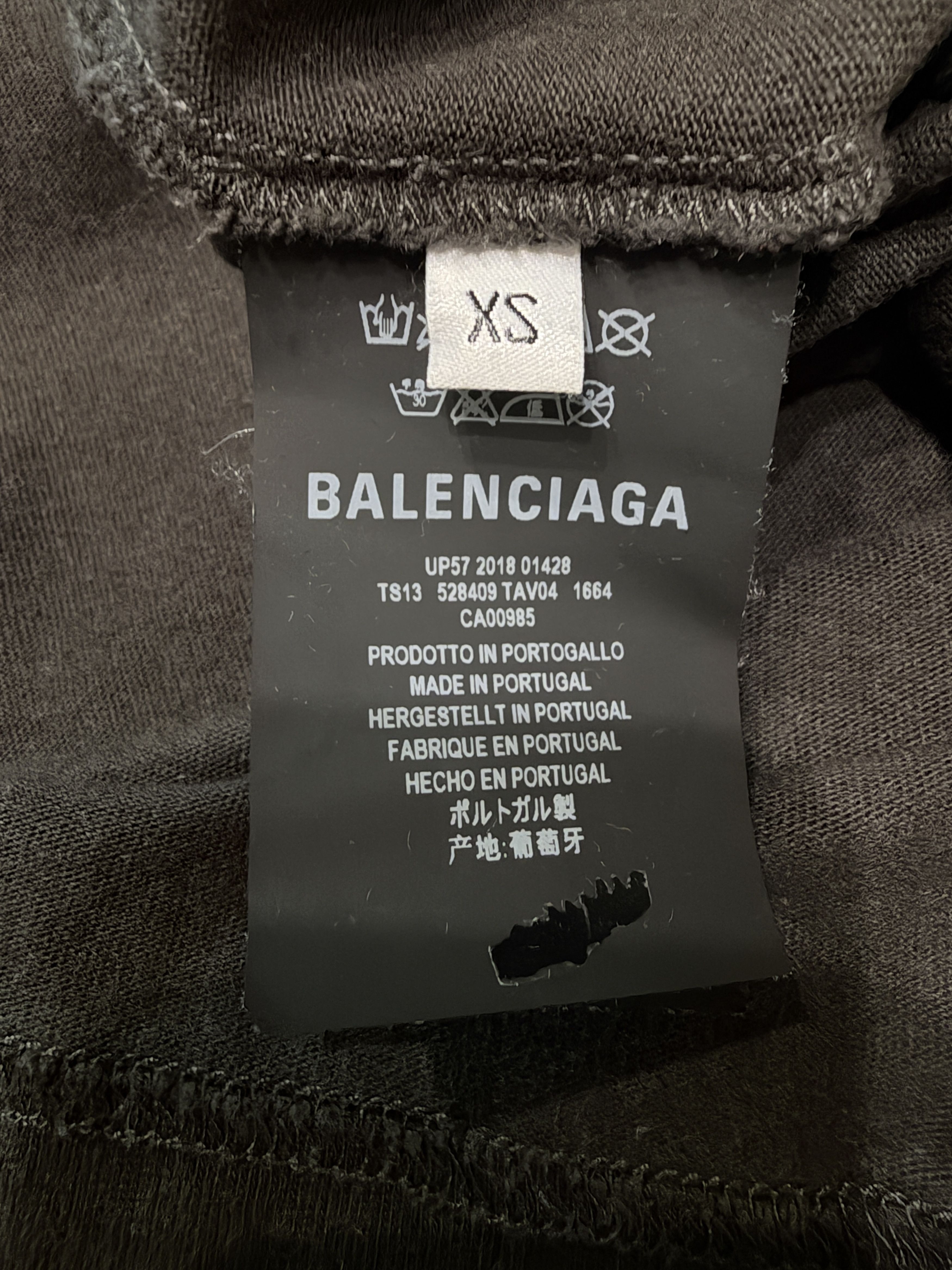 Balenciaga Balenciaga Oversized Universal Flow Tee Black Size US XL / EU 56 / 4 - 9 Thumbnail