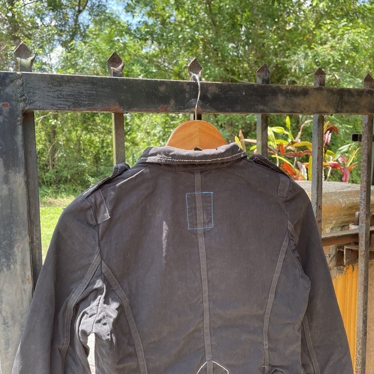 Designer × Marithe + Francois Girbaud × Vintage 🔥Vintage MFG Double Collar Sedi Styles Women Punk Jacket Size XS / US 0-2 / IT 36-38 - 3 Thumbnail