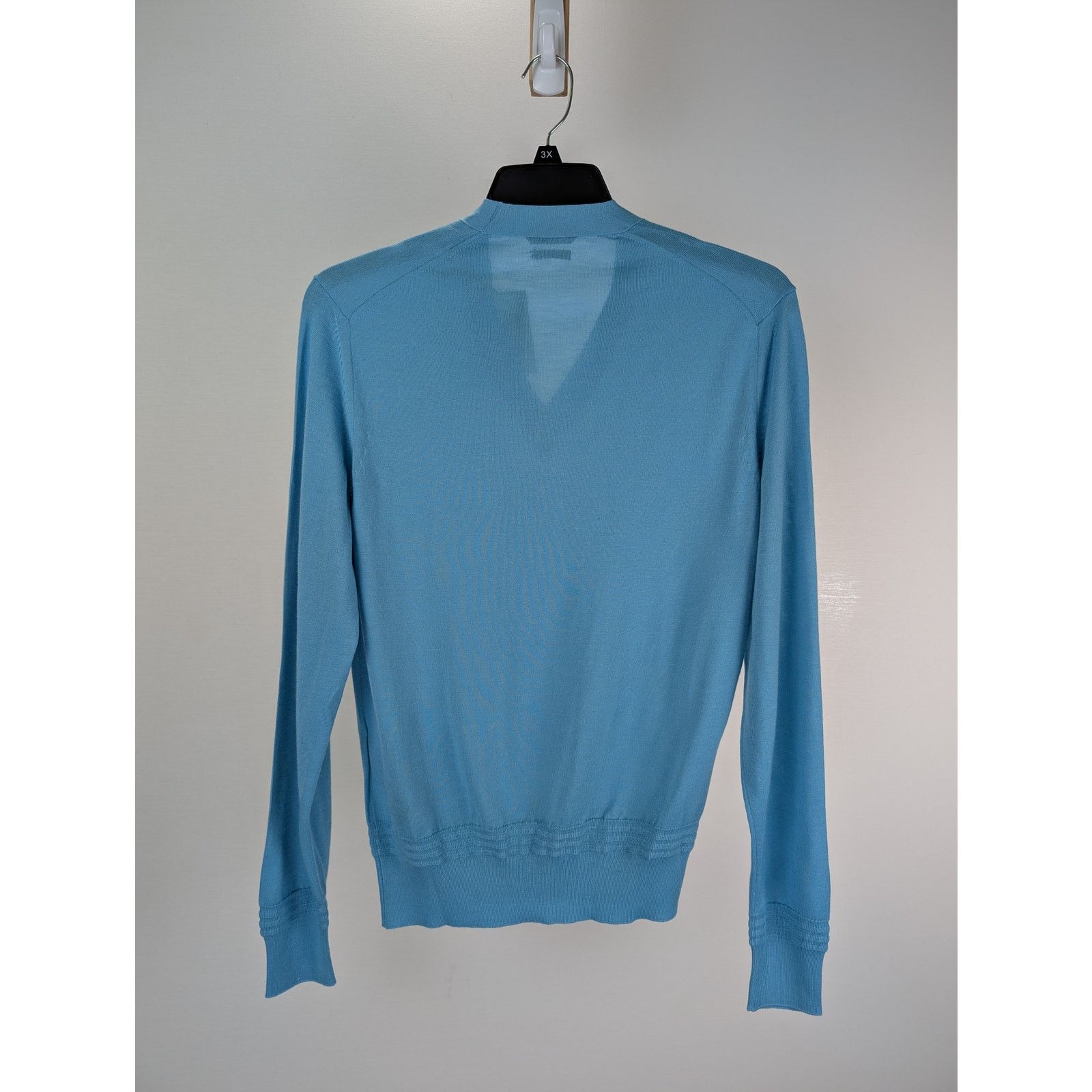 Tom Ford o1rshd1 V-Neck Knitwear Sweatshirt Sweater in Sky Blue Size US S / EU 44-46 / 1 - 10 Thumbnail