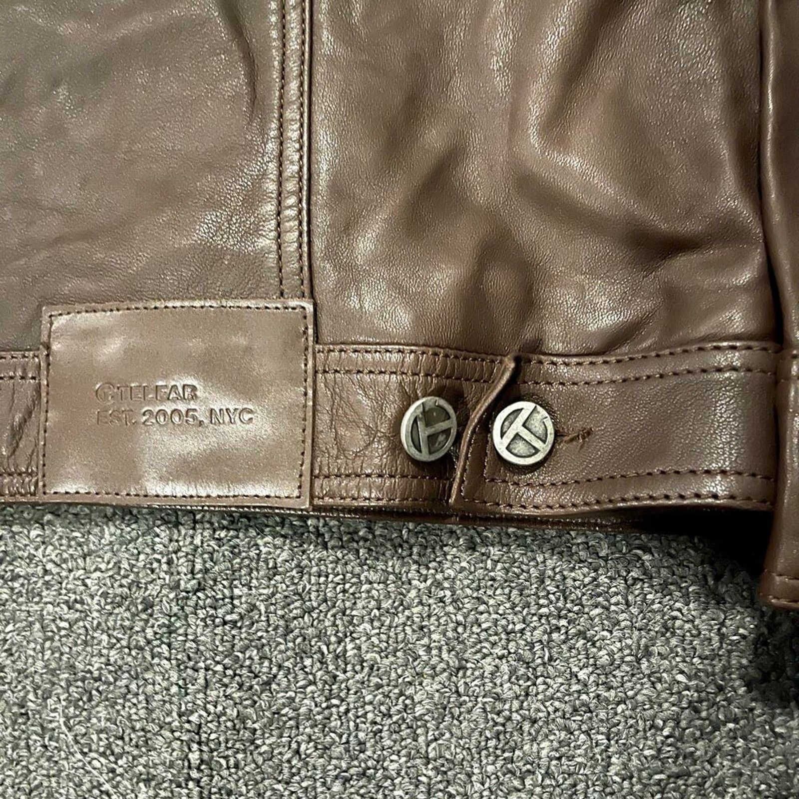 Telfar Telfar x Wilson’s Leather Detachable Sleeve Leather Jacket L Size US L / EU 52-54 / 3 - 10 Thumbnail