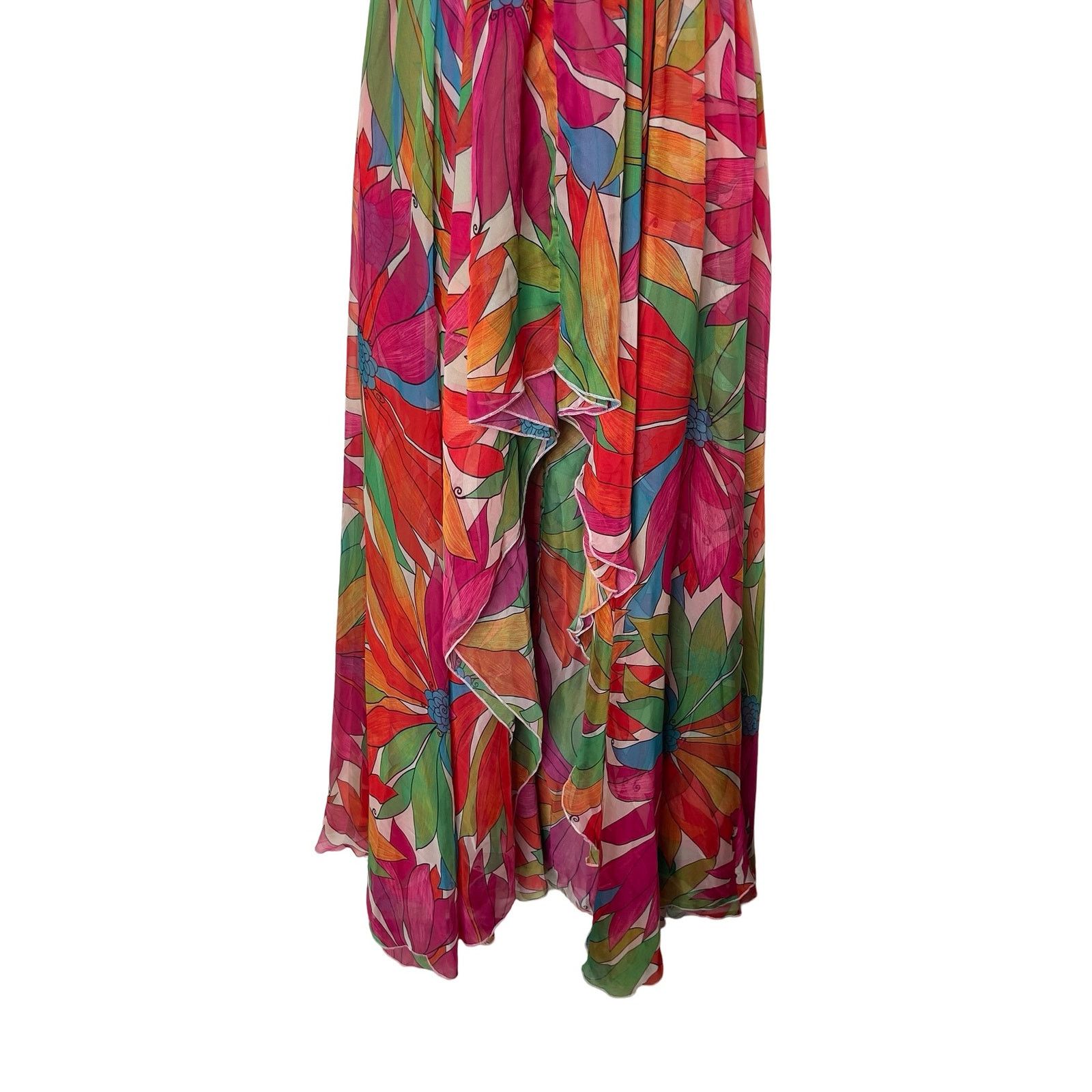 Ronny Kobo Ronny Kobo Natasha jungle high low maxi cut out dress sz XL Size XL / US 12-14 / IT 48-50 - 8 Thumbnail