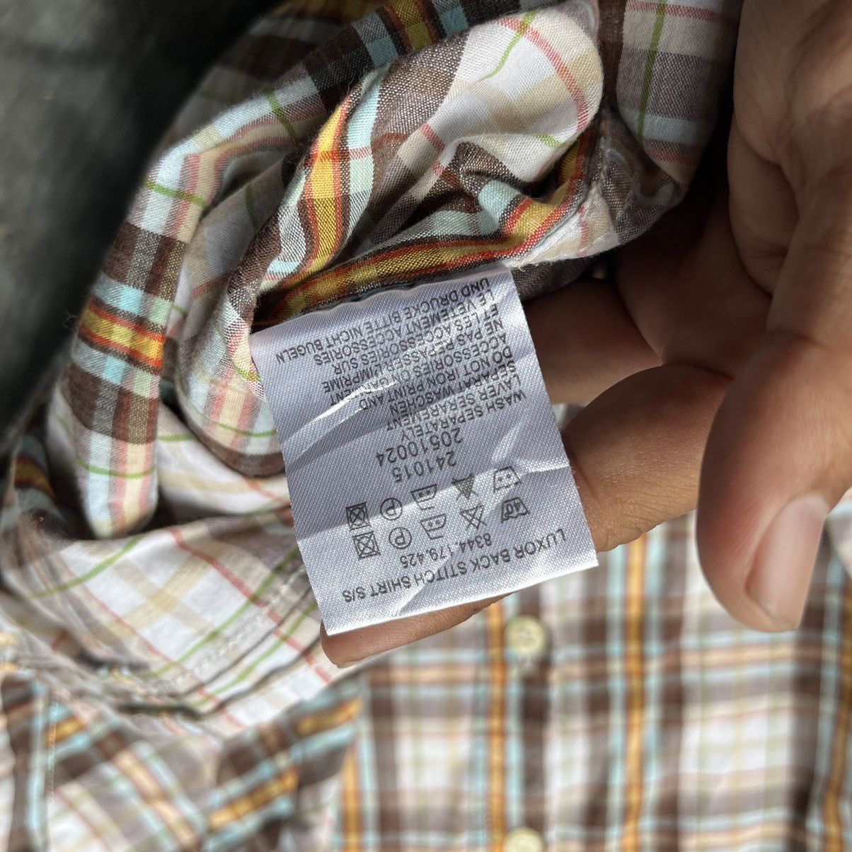 G-Star G star raw plaid luxor back stitch shirt Size US M / EU 48-50 / 2 - 7 Thumbnail