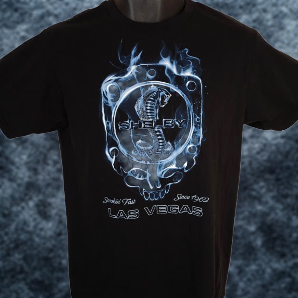 Vintage Wicked Quick Shelby Cobra T Shirt Mens Size Medium Black Las Vegas Smokin Fast Car Graphic Tee Ford Mens Size US M / EU 48-50 / 2 - 1 Thumbnail