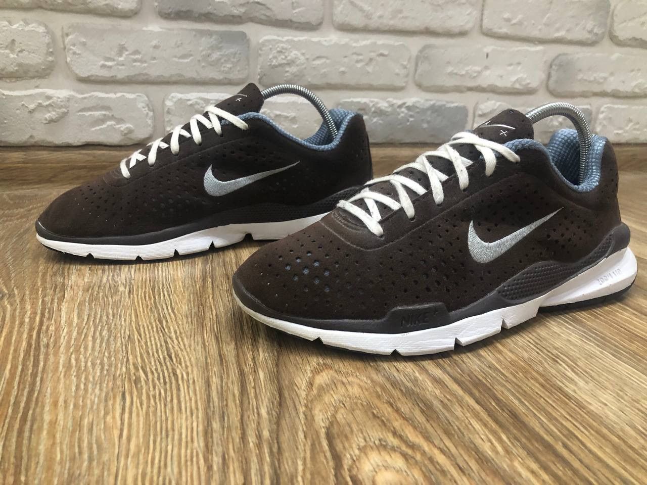 Vintage Vintage Women's Nike Air Zoom Moire + Brown Suede Sneakers Size US 8 / IT 38 - 4 Thumbnail