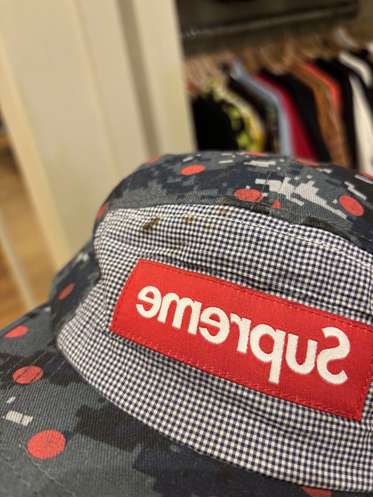 Comme des Garcons Supreme x Comme Des Garcons Digital Camo Camp Hat Size ONE SIZE - 3 Thumbnail