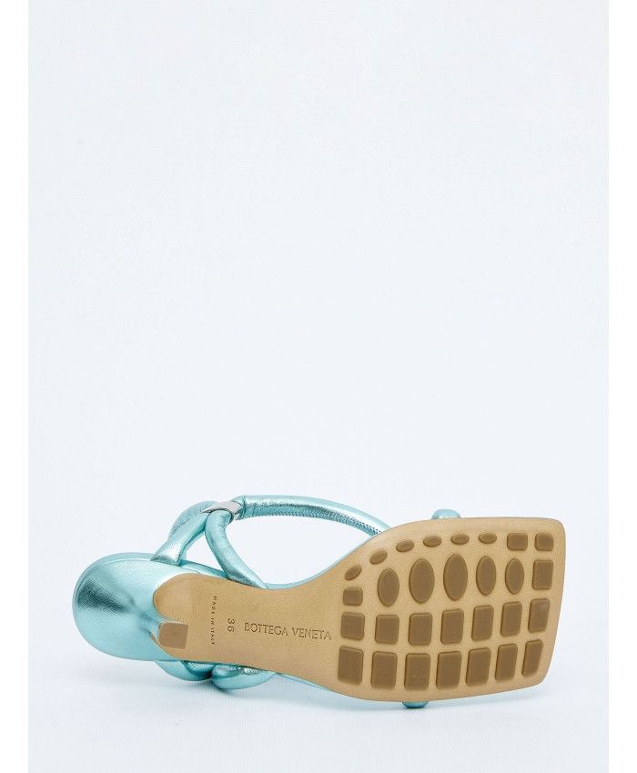 Bottega Veneta o1n1vont1024 Stretch Strap Sandals in Icy Moon Size US 6 / IT 36 - 5 Thumbnail