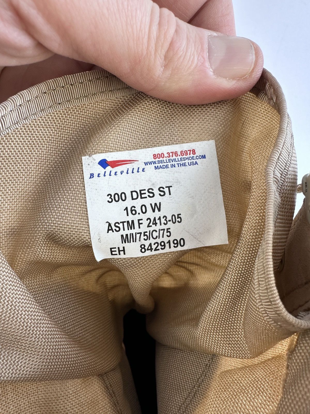 Belleville Belleville 300 DES ST Military Boots Steel Toe Size 16 W Size US 15 / EU 48 - 14 Thumbnail