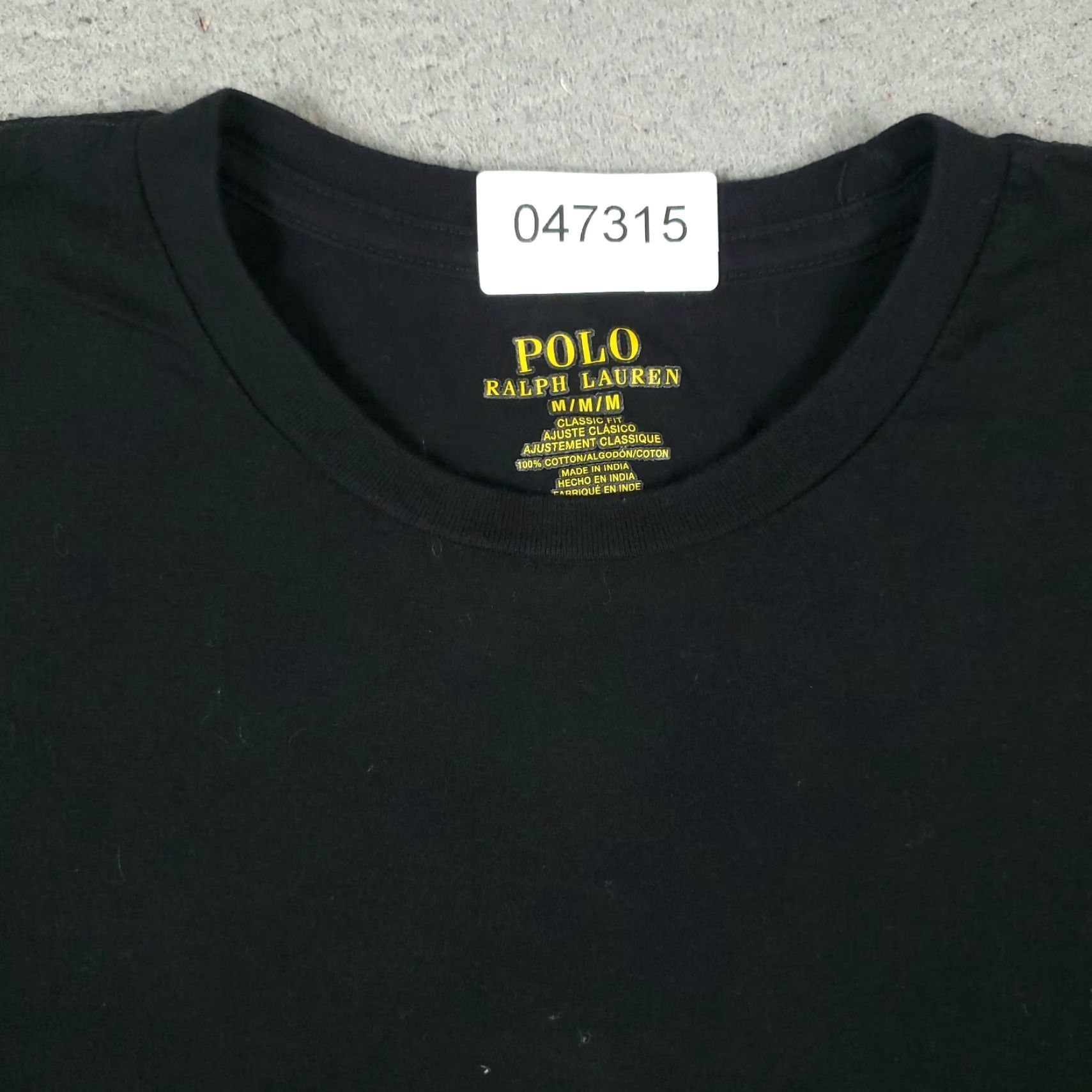 Ralph Lauren Polo Ralph Lauren T Shirt Mens Medium Black Pony Logo Short Sleeve Crew Neck Modern Classic Shirt Adult Medium Black Ralph Lauren Mens Size US M / EU 48-50 / 2 - 2 Thumbnail