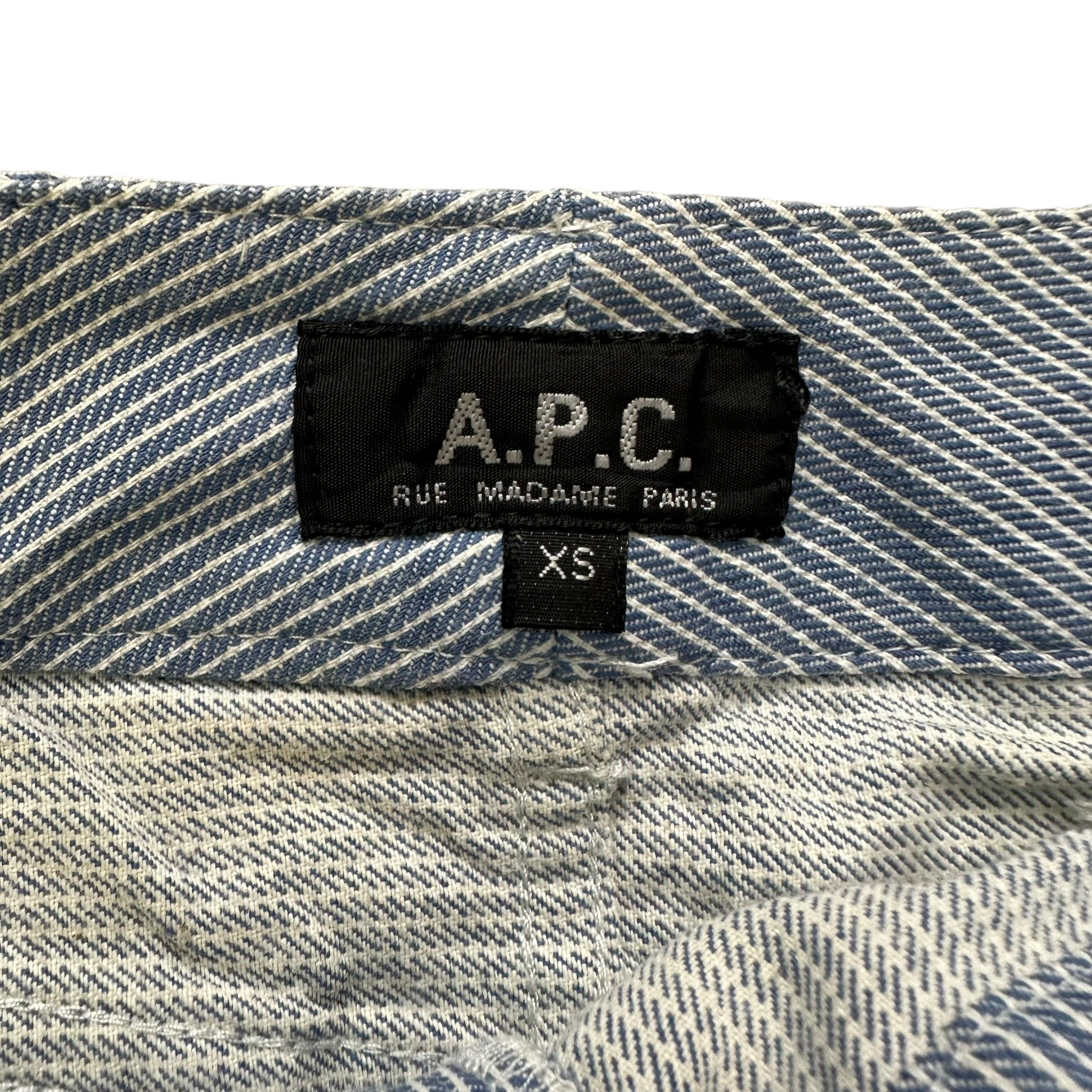 A.P.C. A.P.C. Rue Madame Paris Hickory Striped Mini Skirt #A33-0748 Size 28" / US 6 / IT 42 - 5 Thumbnail