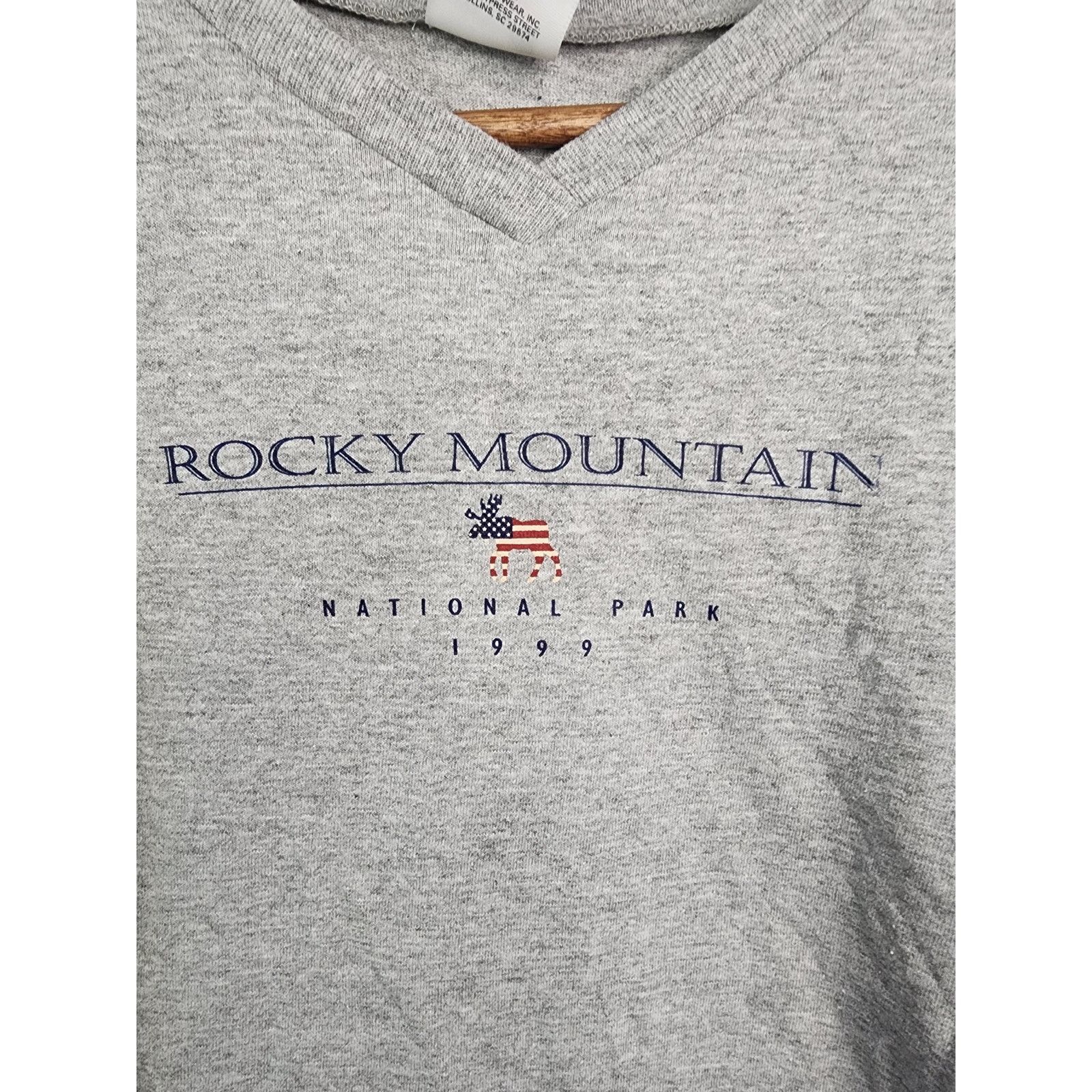 Vintage Vintage Womens Rocky Mountain Shirt Park VTG Tee 90s Large Size L / US 10 / IT 46 - 2 Thumbnail