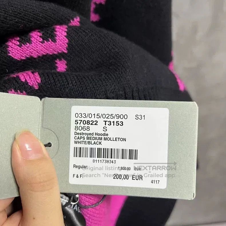 Balenciaga Balenciaga Black Logo Crewneck Sweater. Size US S / EU 44-46 / 1 - 4 Thumbnail