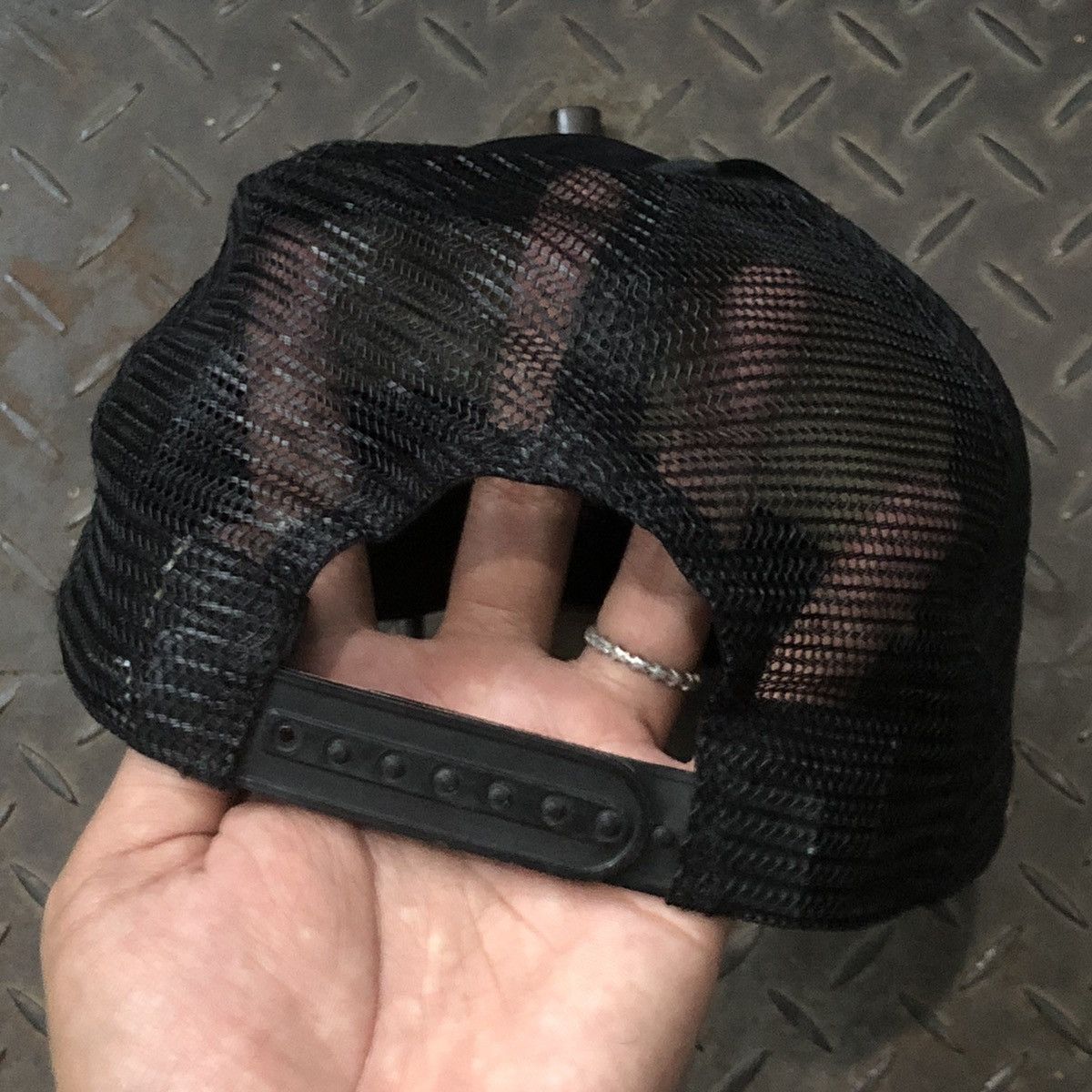 Japanese Brand Y2K Allisone Punk Gothic Trucker Hat Size ONE SIZE - 6 Thumbnail