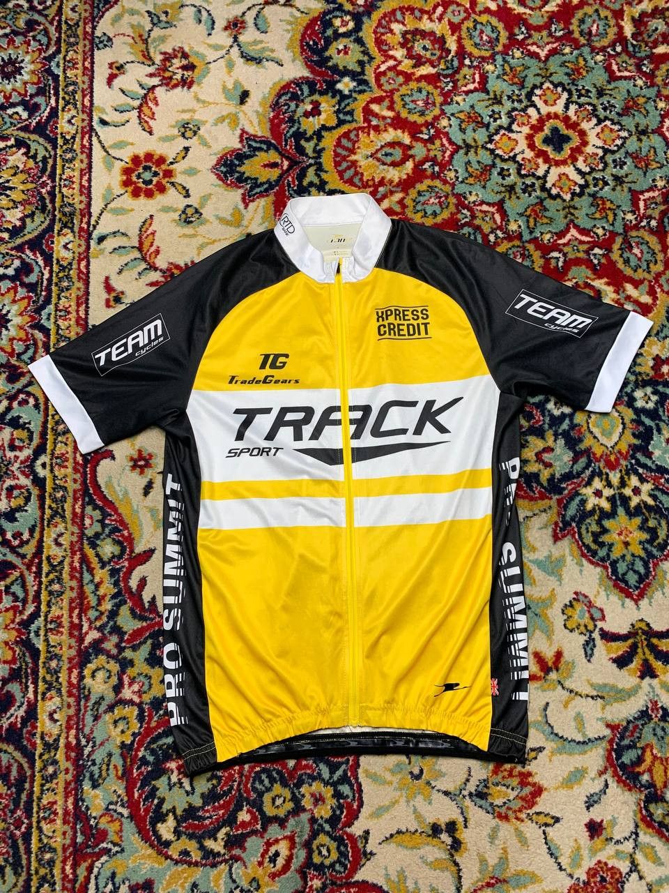 Vintage VINTAGE CRANE CYCLING JERSEY FULL FRONT ZIP Size US L / EU 52-54 / 3 - 1 Thumbnail