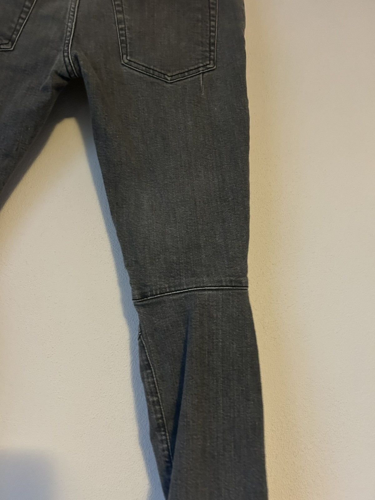 Balmain Balmain Grey Biker Jeans, Size 29 Size US 29 - 12 Thumbnail