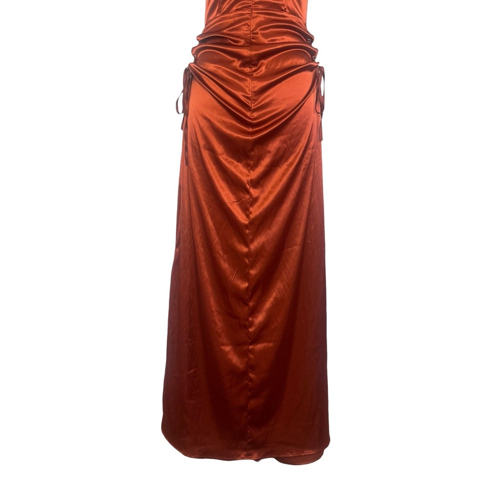 Fashion Nova FASHION NOVA Follow Your Daydream Satin Bustier Maxi Dress Size M / US 6-8 / IT 42-44 - 8 Thumbnail