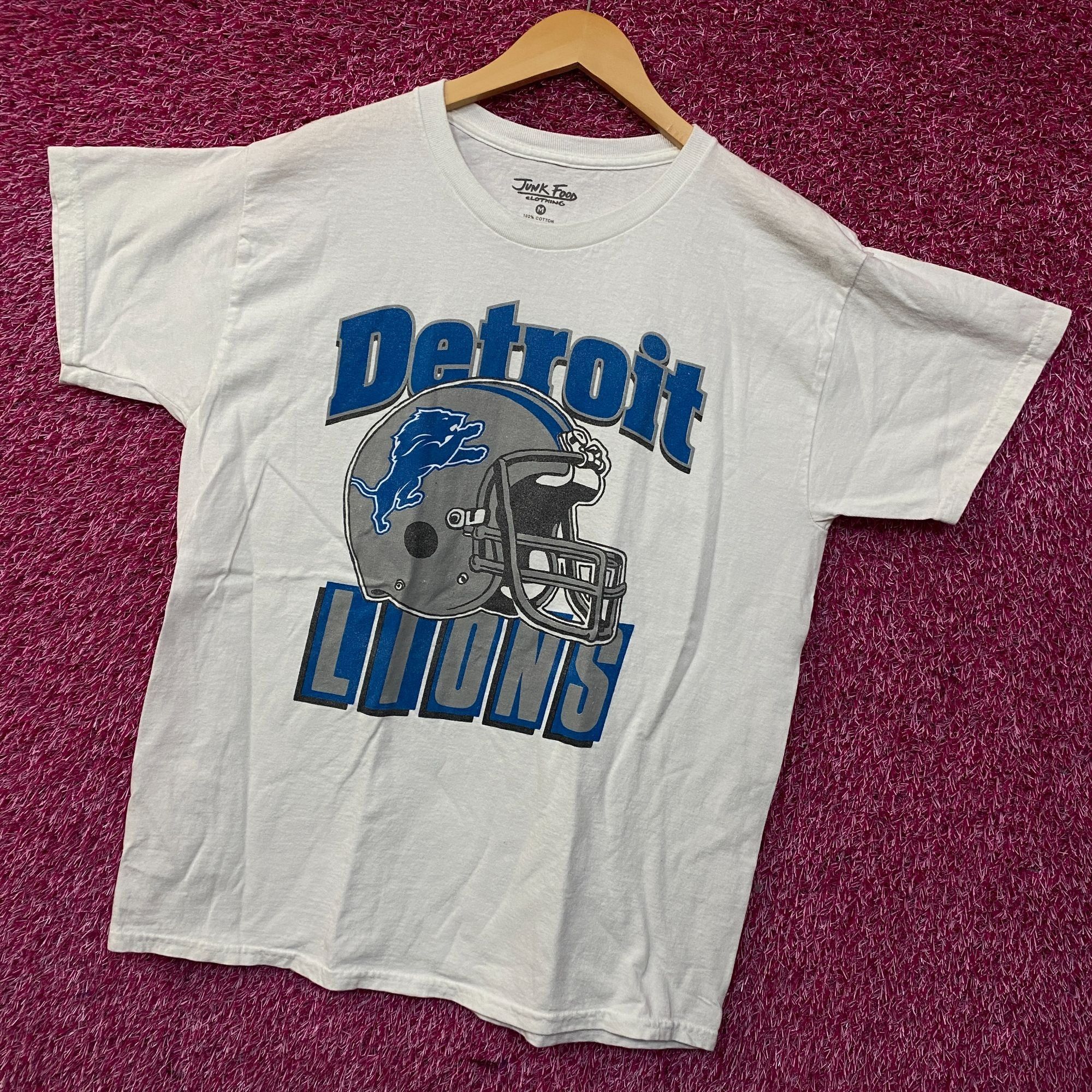 NFL Junk Food Clothing NFL Detroit Lions Throwback Helmet Logo T Size US M / EU 48-50 / 2 - 3 Thumbnail