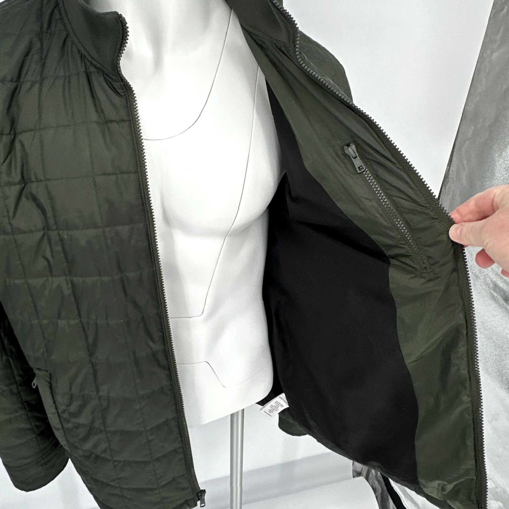 UNTUCKit UNTUCKit Marston Jacket Mens 3XL Green Quilted Full Zip Insulated 40761 Size US XXL / EU 58 / 5 - 3 Thumbnail