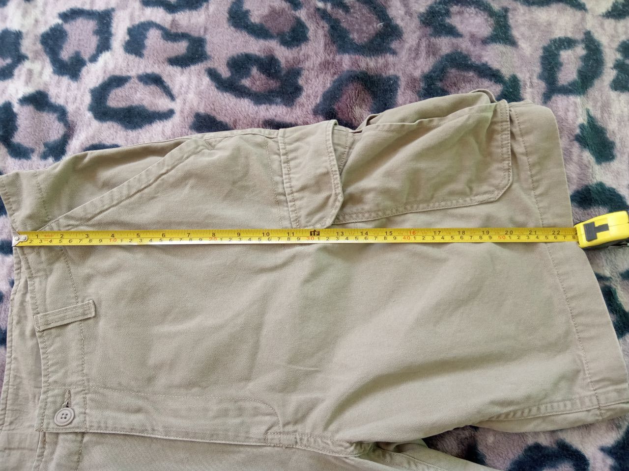 Faded Glory Faded Glory Sand Khaki Cargo Mens Shorts Size US 40 / EU 56 - 11 Thumbnail