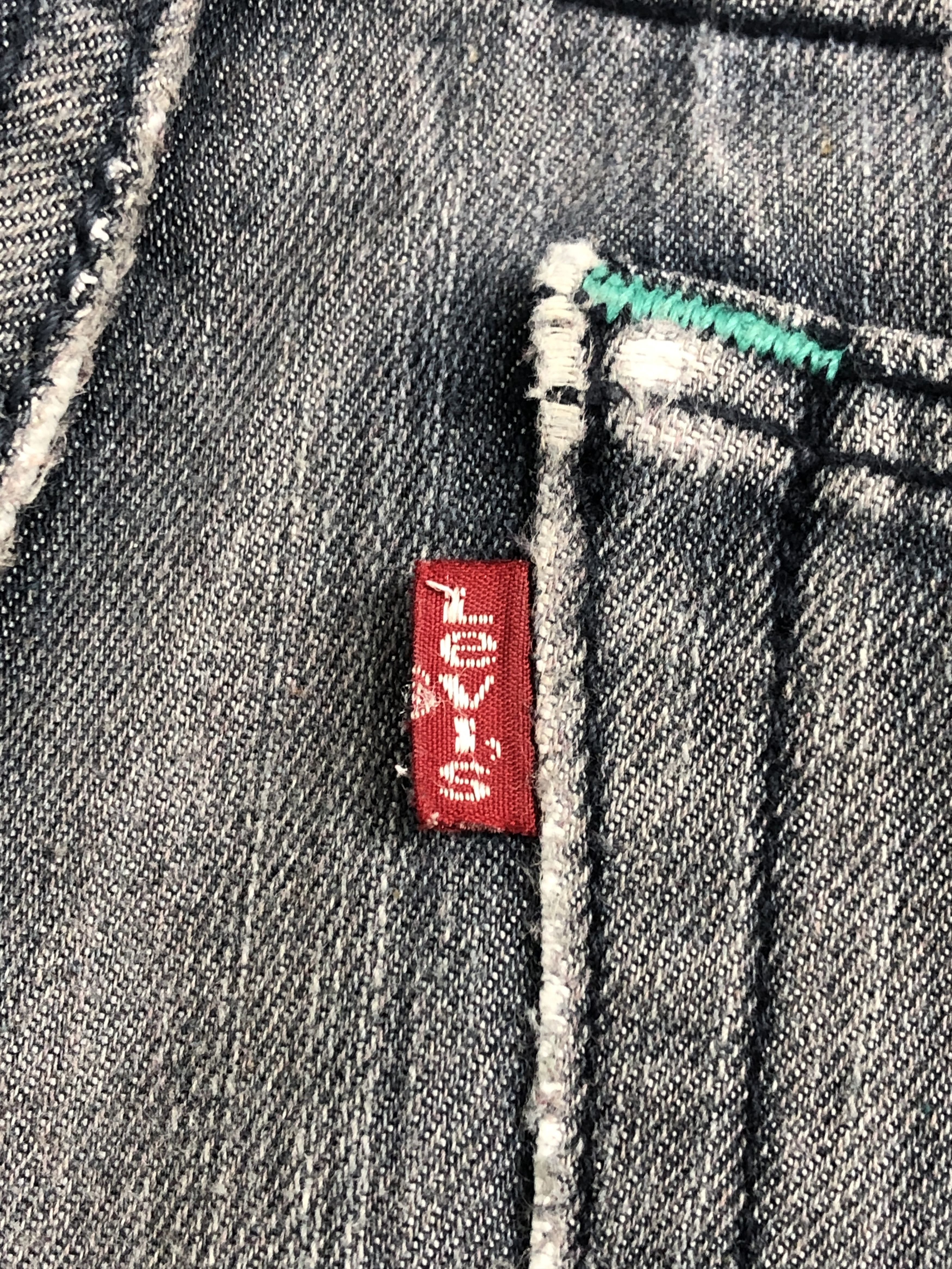 Levi's Vintage Levis 511 Skinny Distressed Jeans DP2532 Size US 33 - 6 Thumbnail