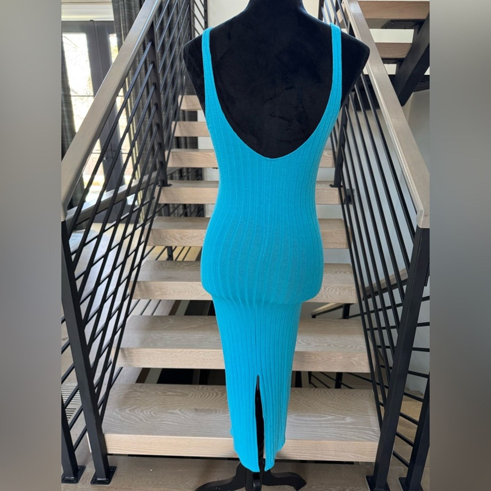 Other New Vibrant Blue Sleeveless Knit Dress size S Size S / US 4 / IT 40 - 5 Thumbnail