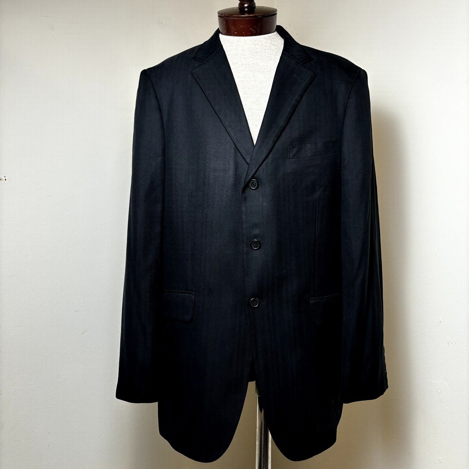 Nordstrom Island Pacific John Nordstrom 44L Navy Sport Coat Blazer Pur Size 44L - 1 Thumbnail