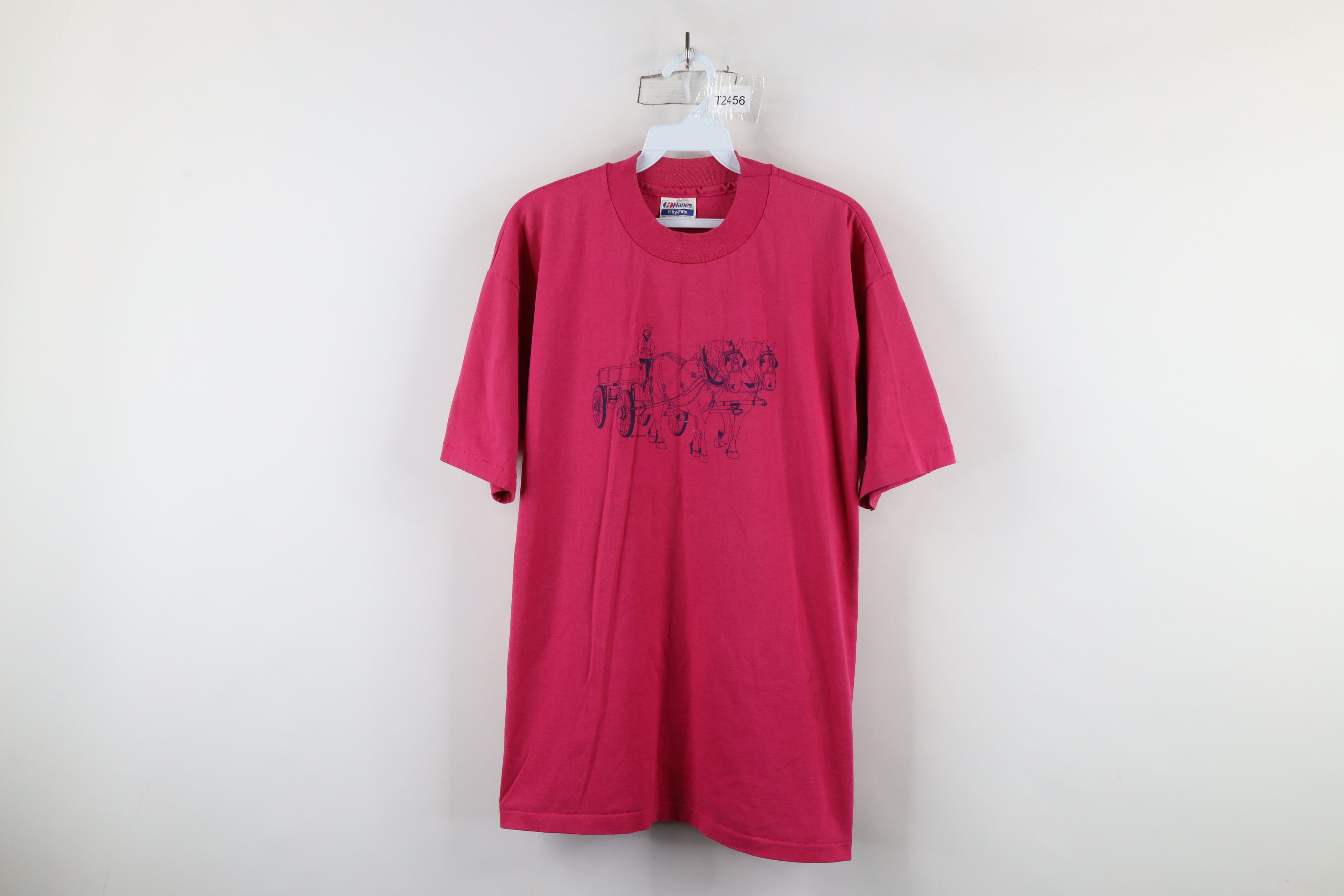 Vintage Vintage 80s 90s Streetwear Western Carriage T-Shirt USA Size US XL / EU 56 / 4 - 1 Thumbnail