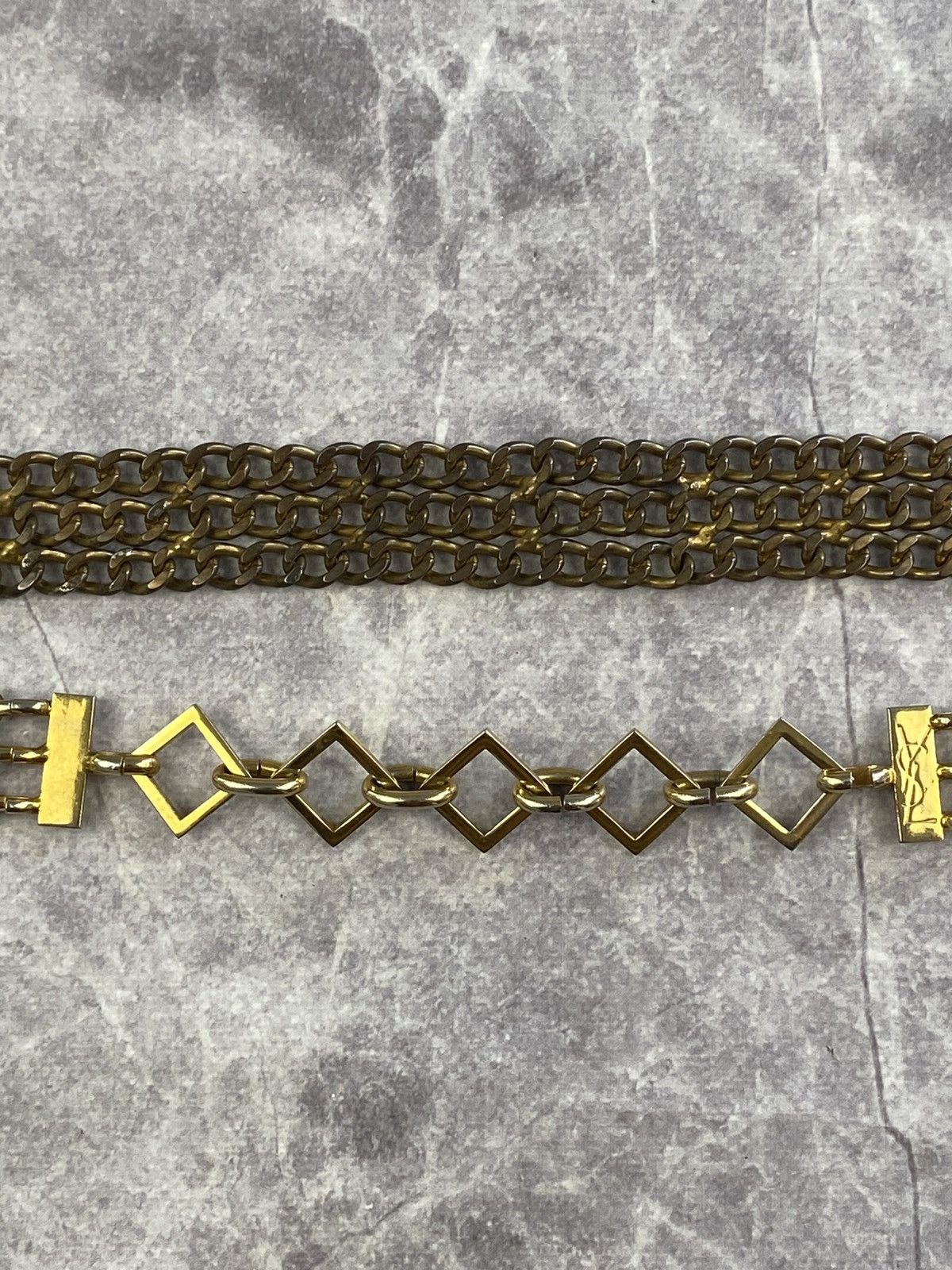 Yves Saint Laurent Yves Saint Laurent Vintage Very Rare Chain Belt Size ONE SIZE - 5 Thumbnail