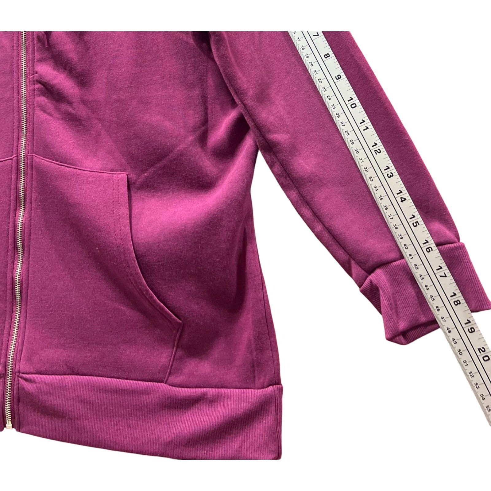 rue21 Rue 21 - Women's Long Sleeve Hooded Sweatshirt - Purple - 1X Size XL / US 12-14 / IT 48-50 - 7 Thumbnail