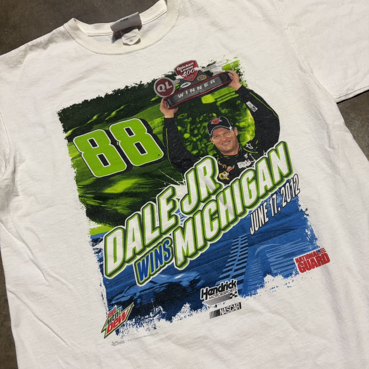 Chase Authentics Vintage Dale Earnhardt Jr NASCAR T shirt Chase Authentics Size US L / EU 52-54 / 3 - 5 Thumbnail