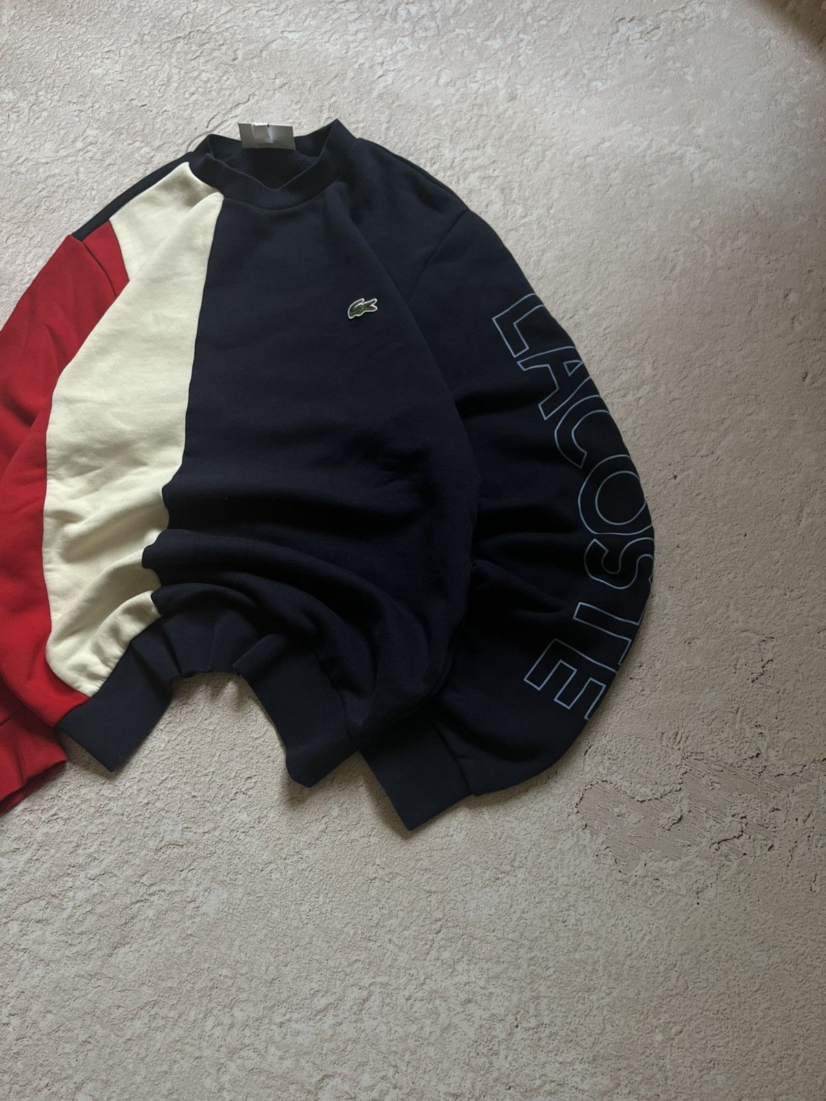 Lacoste Vintage Lacoste Crewneck Sweatshirt (Navy Blue) Size US S / EU 44-46 / 1 - 3 Thumbnail