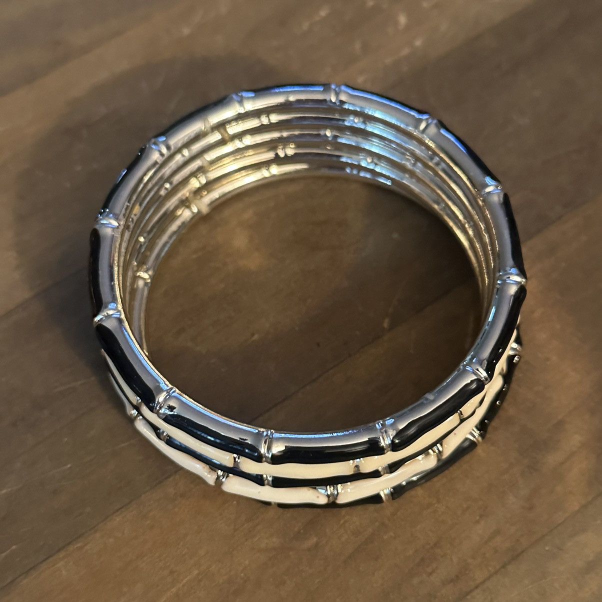 Other Plastic enamel bamboo bangle bracelets Size ONE SIZE - 5 Thumbnail