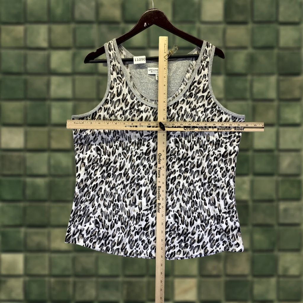 Vintage VINTAGE? Live Love Lounge Karen Neuburger XXL Leopard Print Knit Tank Top-11090 Size XXL / US 16-18 / IT 52-54 - 1 Thumbnail