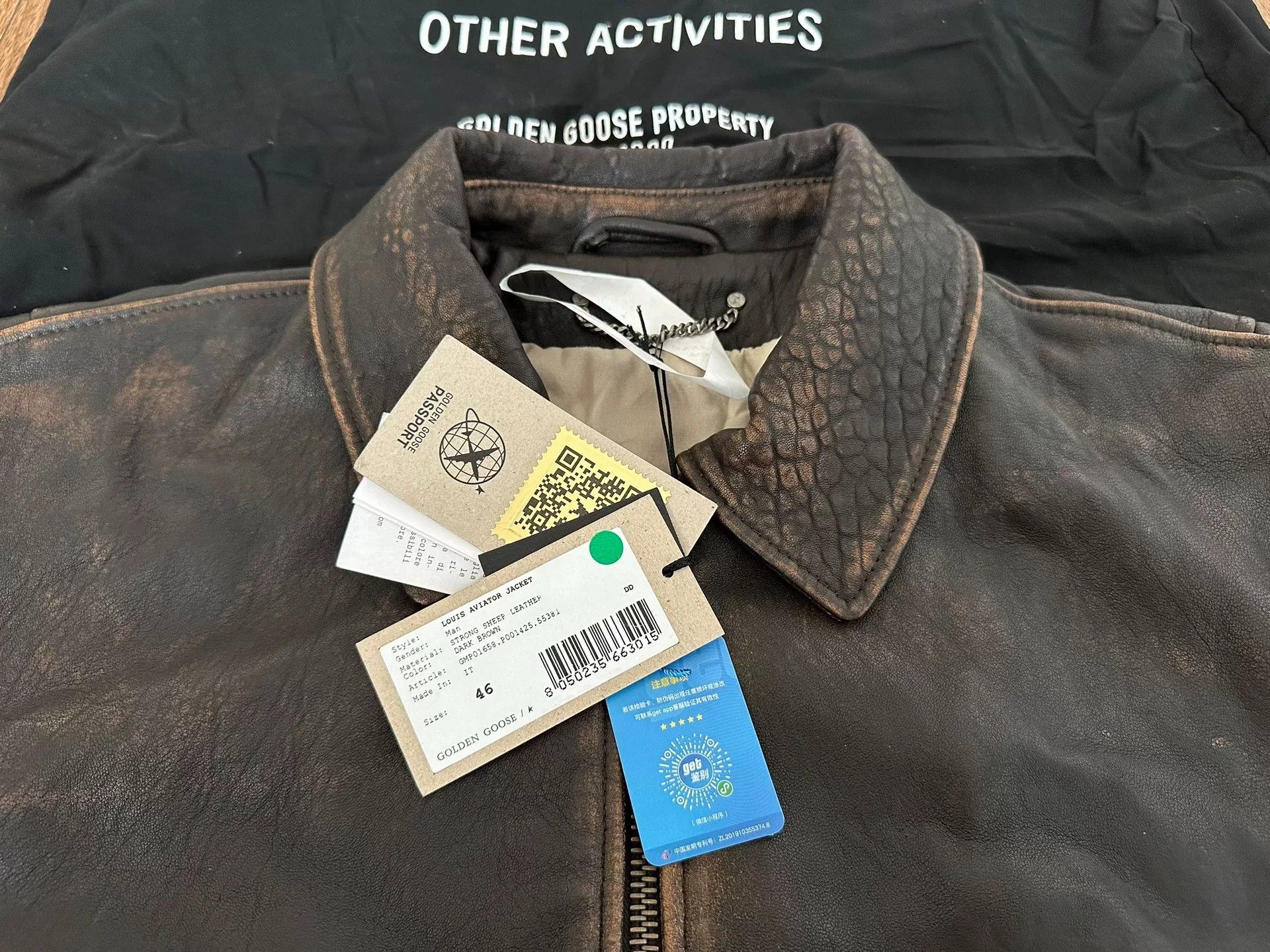 Golden Goose Golden Goose Louis Aviator Sheep Leather Jacket Size US S / EU 44-46 / 1 - 4 Thumbnail
