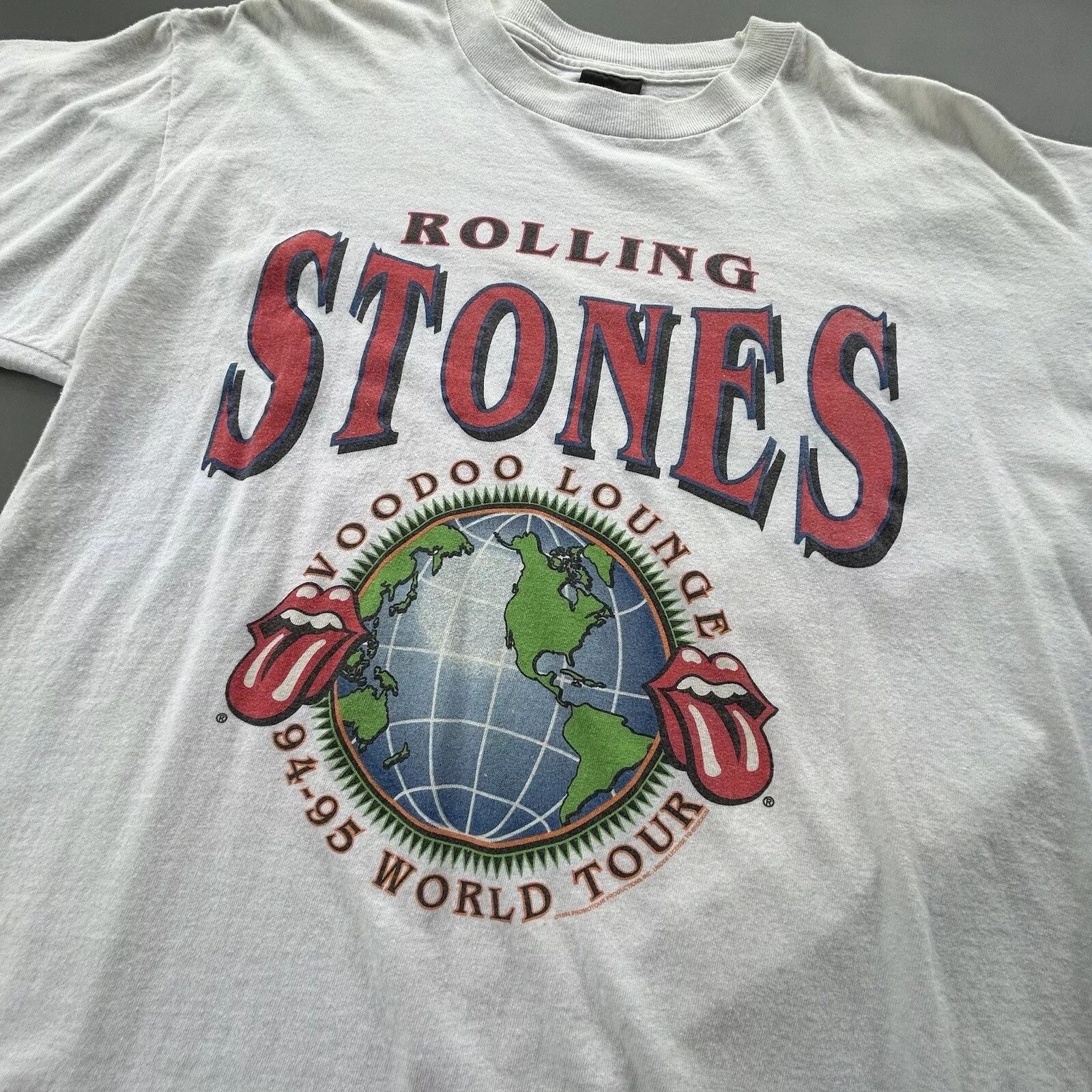 Brockum VTG 1994 Rolling Stones Voodoo Lounge T Shirt Size US XL / EU 56 / 4 - 2 Thumbnail
